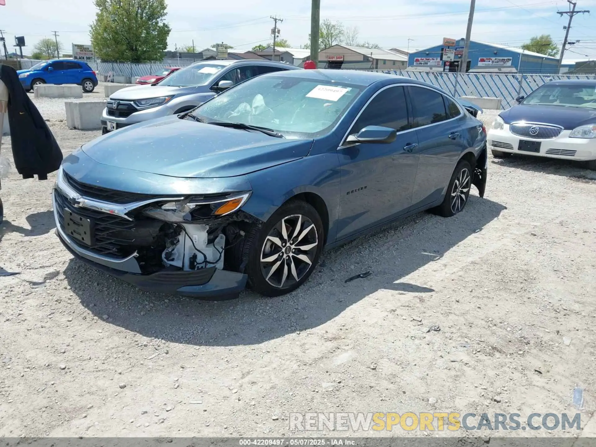 2 Photograph of a damaged car 1G1ZG5ST4RF191335 CHEVROLET MALIBU 2024