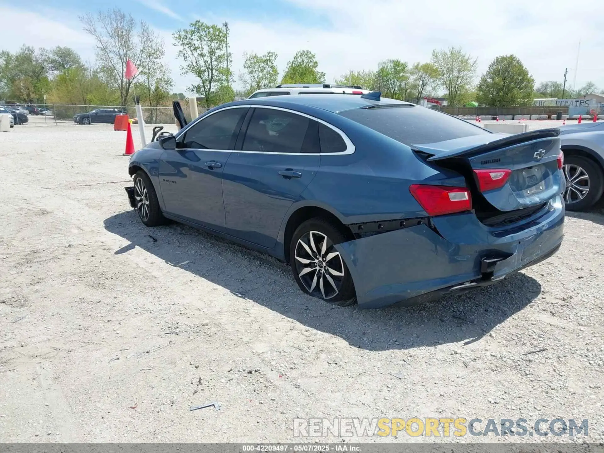 3 Photograph of a damaged car 1G1ZG5ST4RF191335 CHEVROLET MALIBU 2024