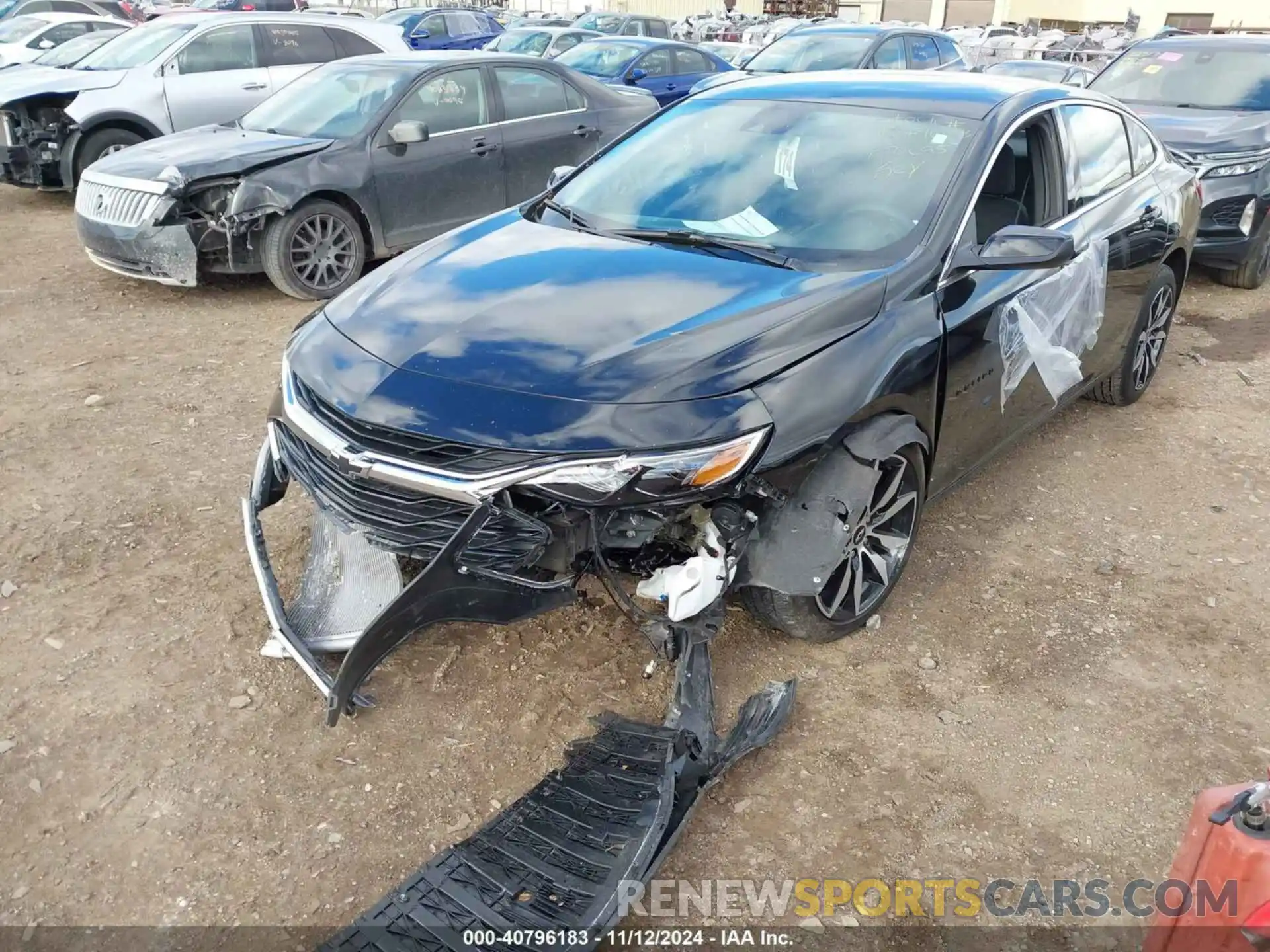 2 Photograph of a damaged car 1G1ZG5ST5RF144279 CHEVROLET MALIBU 2024