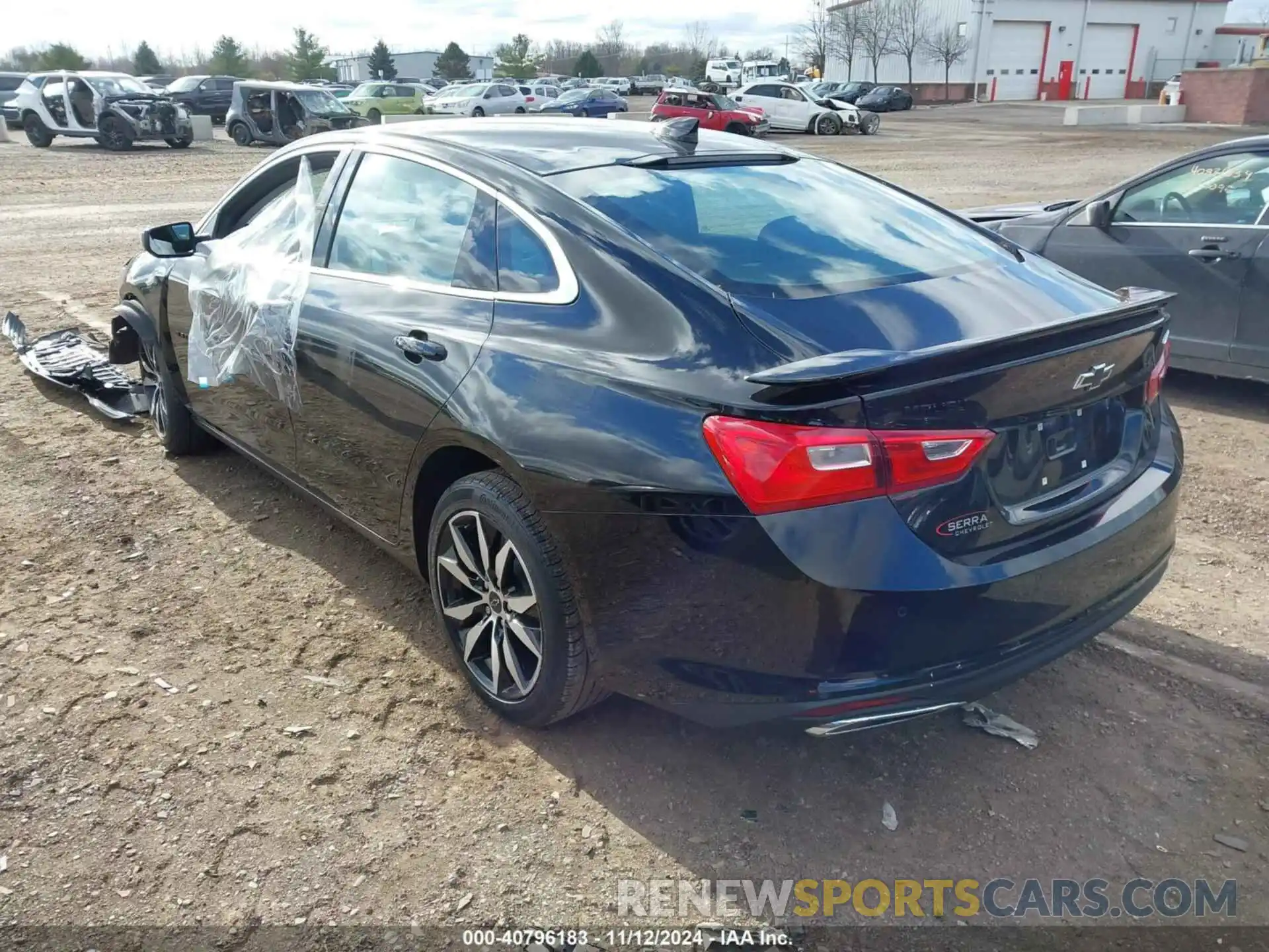 3 Photograph of a damaged car 1G1ZG5ST5RF144279 CHEVROLET MALIBU 2024