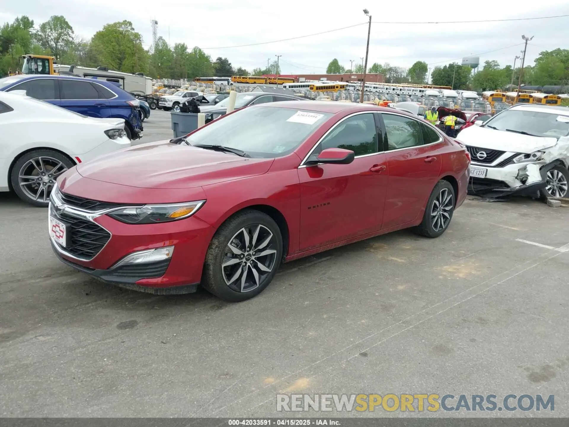 2 Photograph of a damaged car 1G1ZG5ST6RF175489 CHEVROLET MALIBU 2024