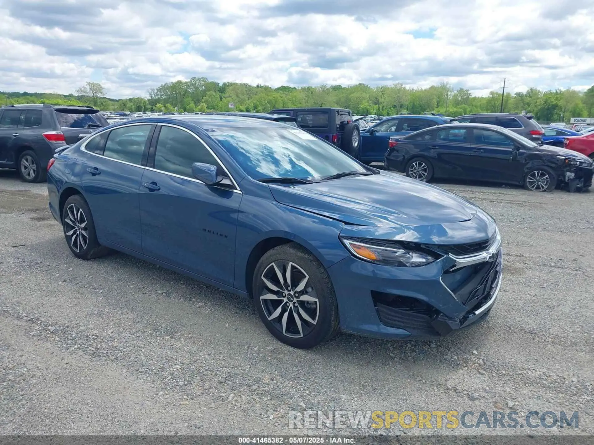 1 Photograph of a damaged car 1G1ZG5ST6RF234797 CHEVROLET MALIBU 2024
