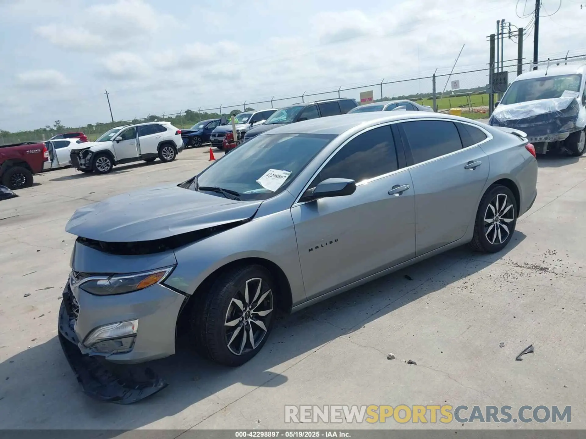 2 Photograph of a damaged car 1G1ZG5ST7RF107525 CHEVROLET MALIBU 2024