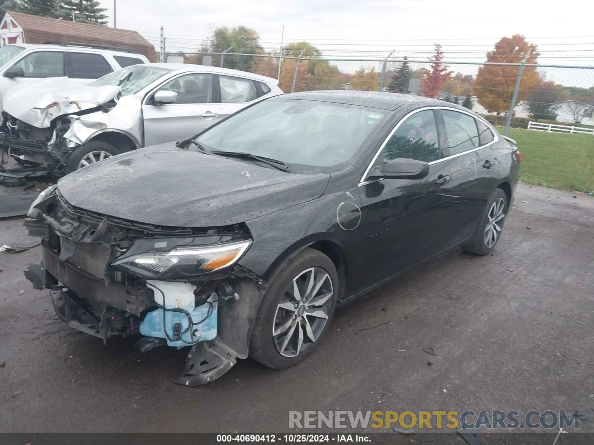 2 Photograph of a damaged car 1G1ZG5ST7RF136054 CHEVROLET MALIBU 2024