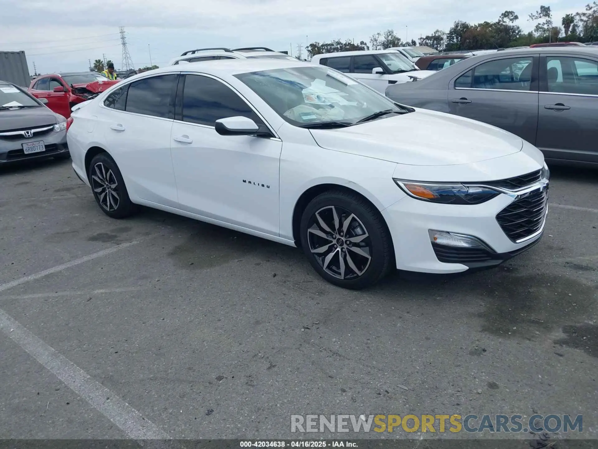 1 Photograph of a damaged car 1G1ZG5ST7RF235490 CHEVROLET MALIBU 2024