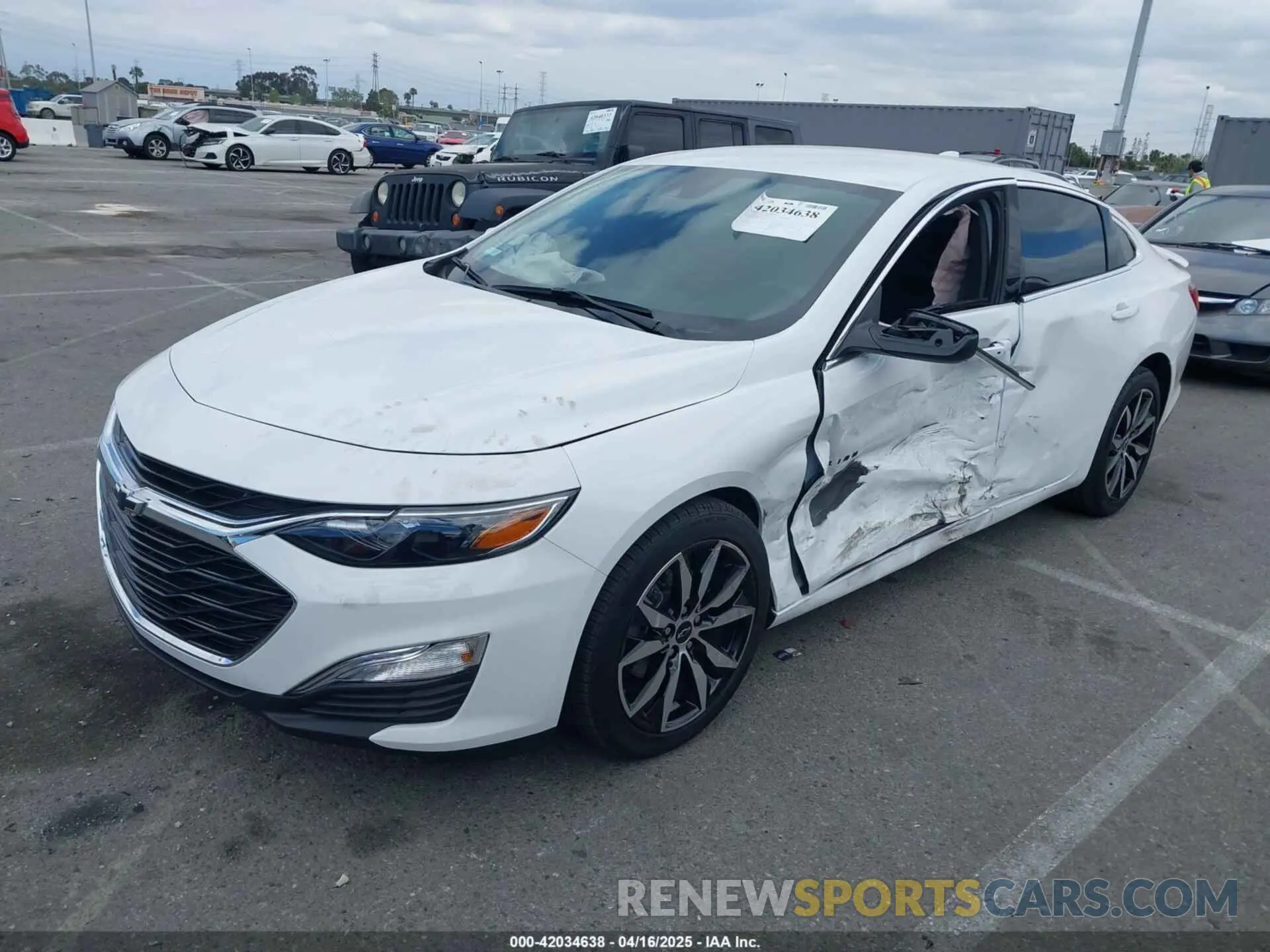 2 Photograph of a damaged car 1G1ZG5ST7RF235490 CHEVROLET MALIBU 2024