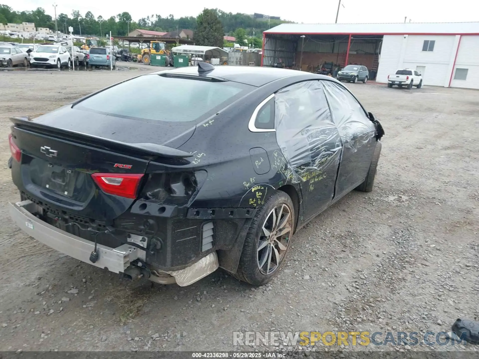 4 Photograph of a damaged car 1G1ZG5ST8RF149542 CHEVROLET MALIBU 2024
