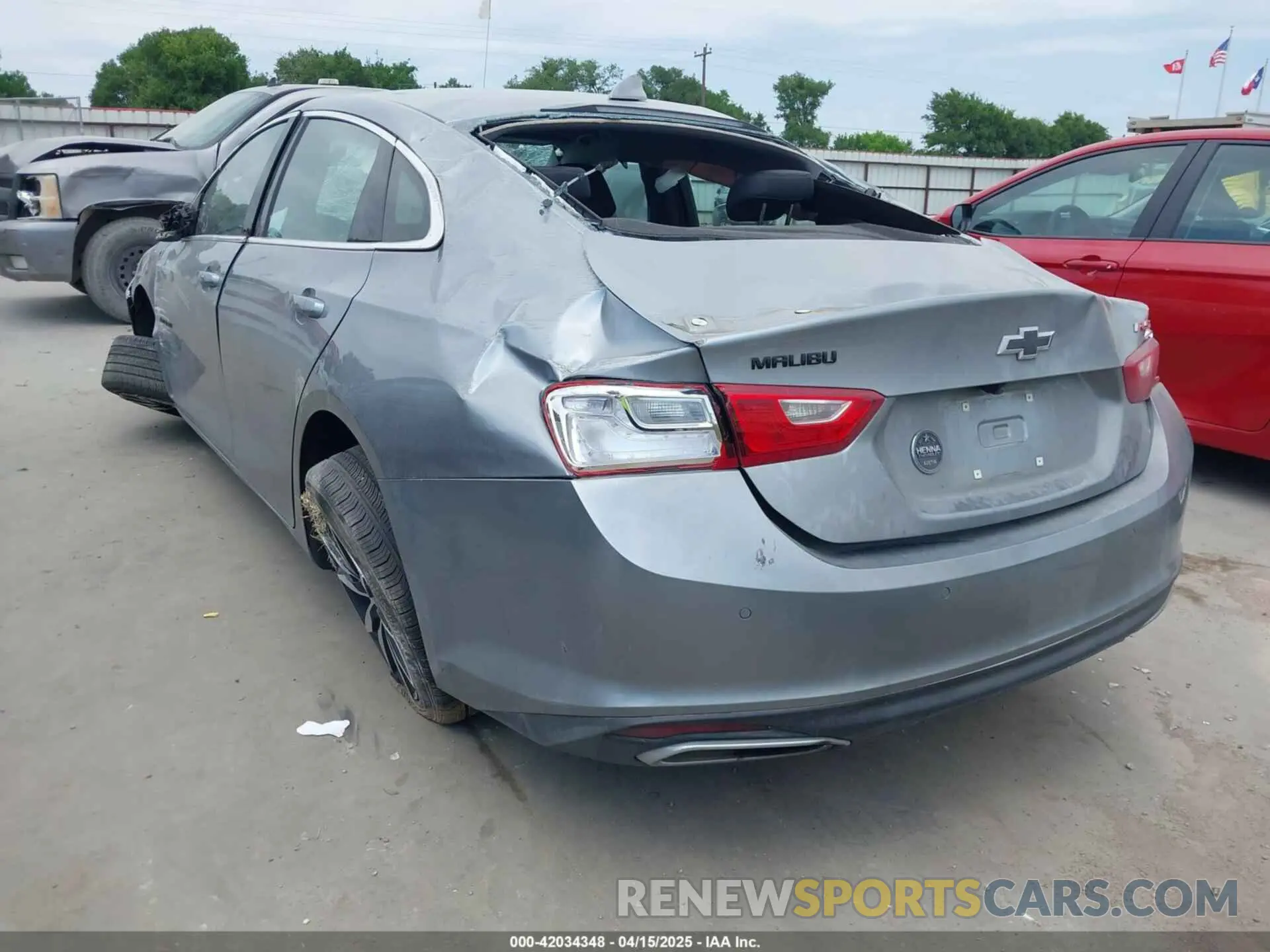 3 Photograph of a damaged car 1G1ZG5ST9RF155656 CHEVROLET MALIBU 2024