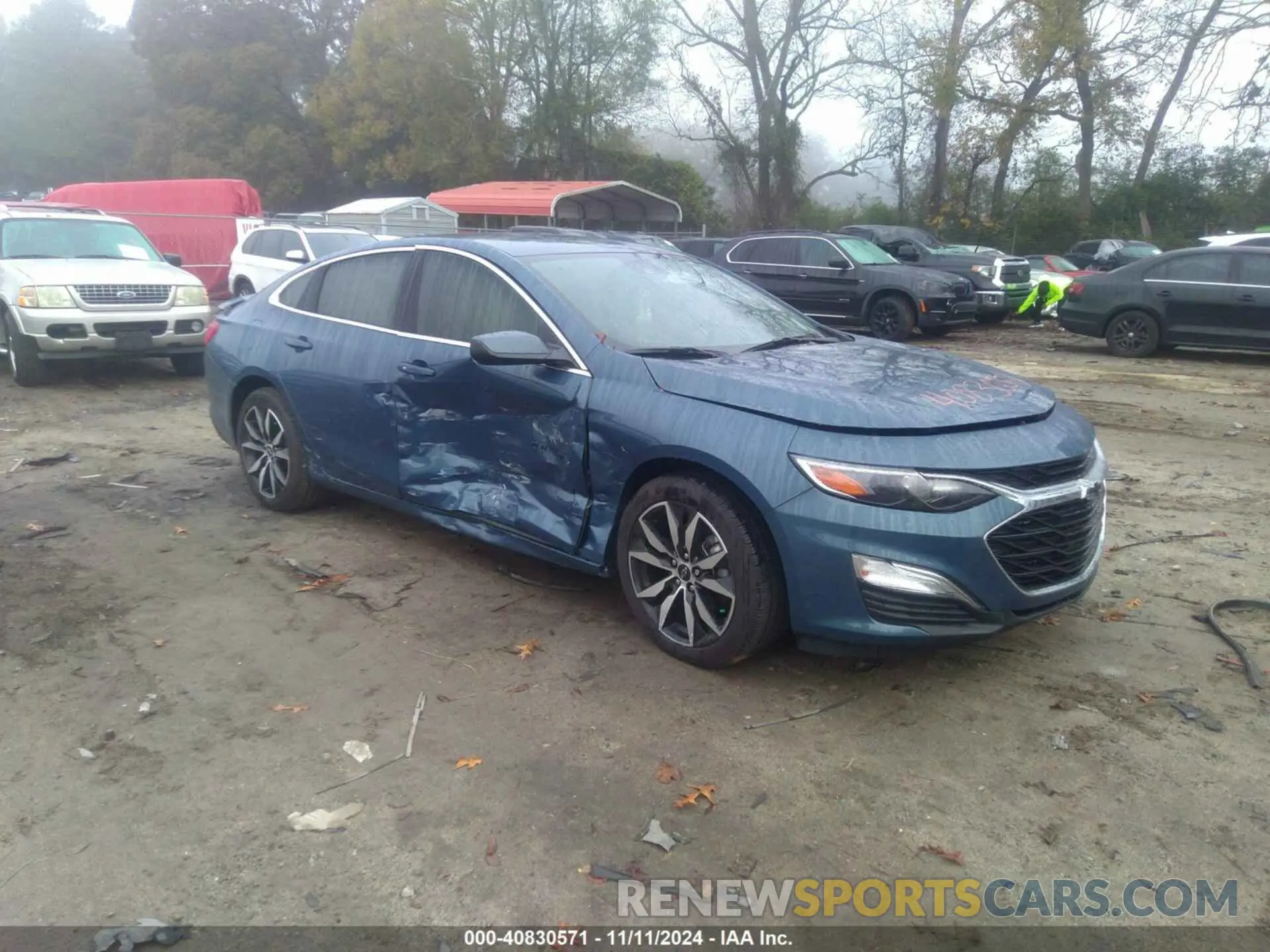 1 Photograph of a damaged car 1G1ZG5ST9RF233644 CHEVROLET MALIBU 2024