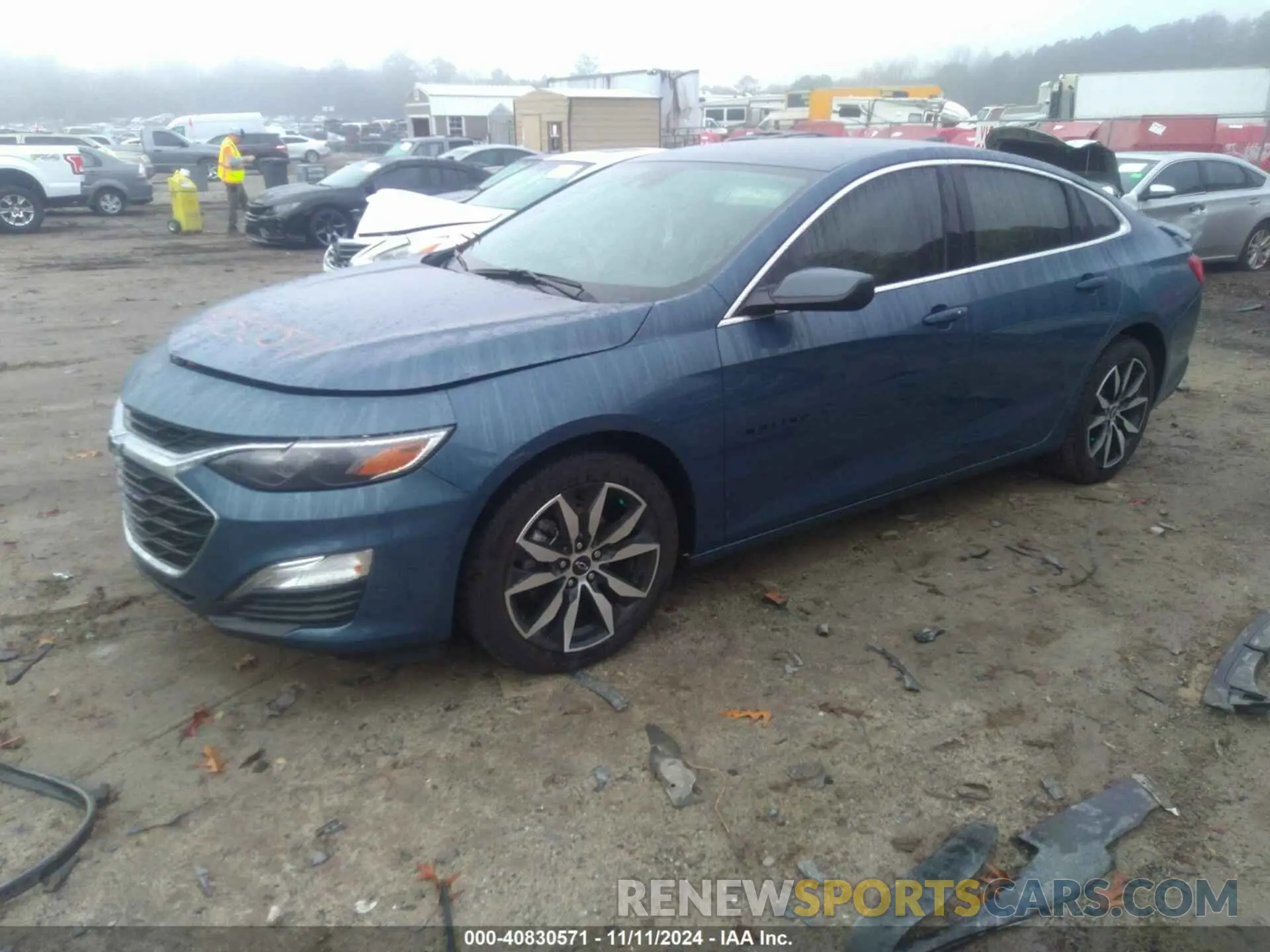 2 Photograph of a damaged car 1G1ZG5ST9RF233644 CHEVROLET MALIBU 2024