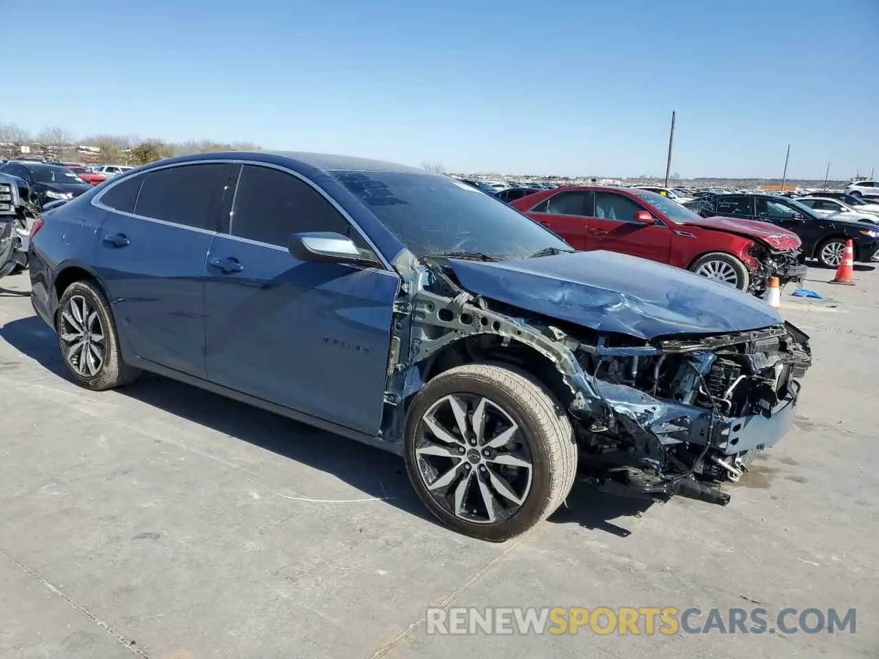 4 Photograph of a damaged car 1G1ZG5ST9RF249410 CHEVROLET MALIBU 2024