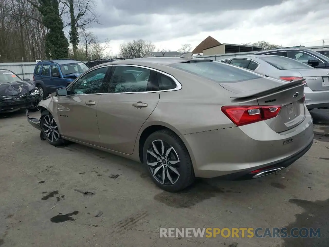2 Photograph of a damaged car 1G1ZG5STXRF156198 CHEVROLET MALIBU 2024