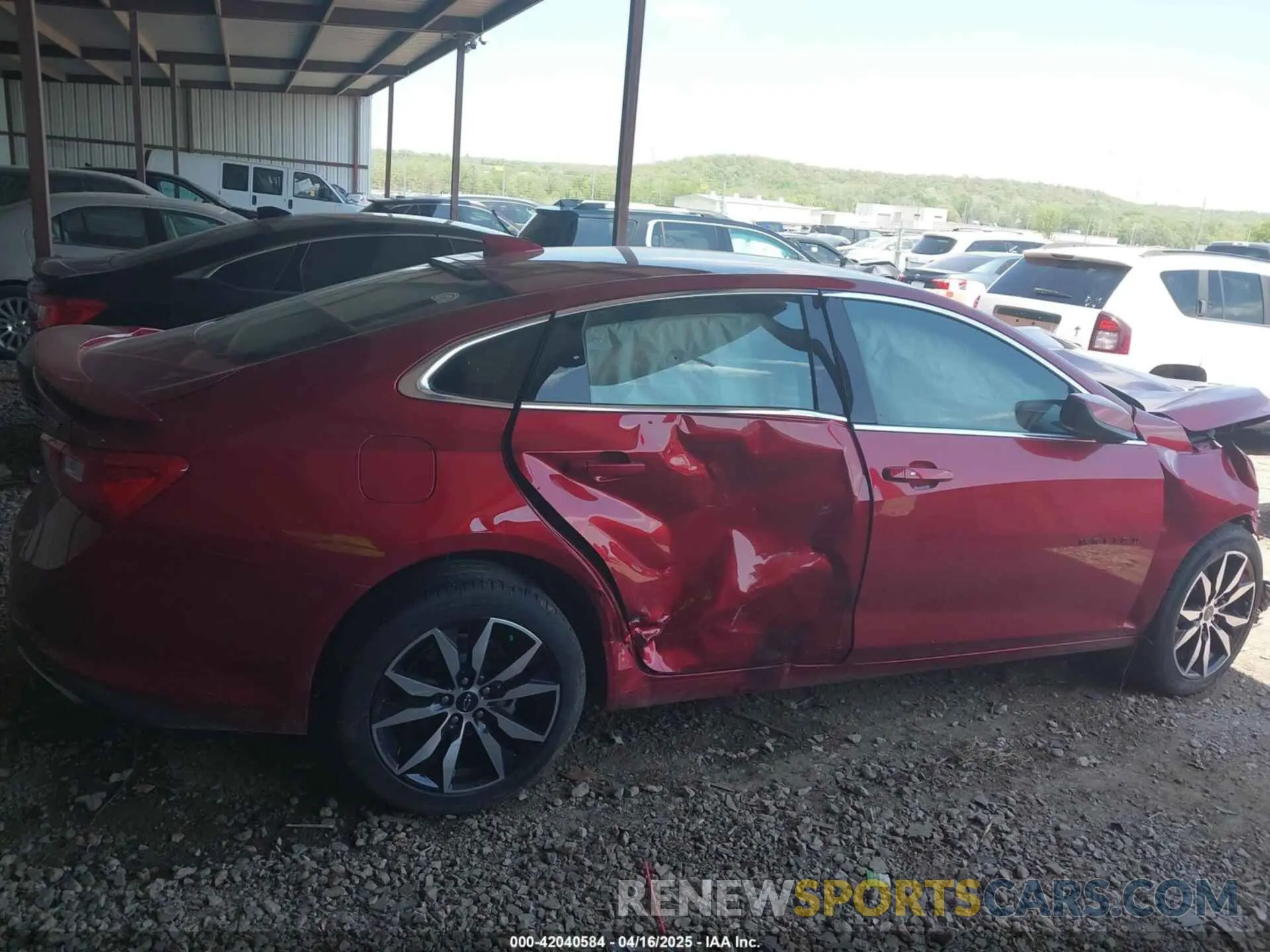 13 Photograph of a damaged car 1G1ZG5STXRF247424 CHEVROLET MALIBU 2024
