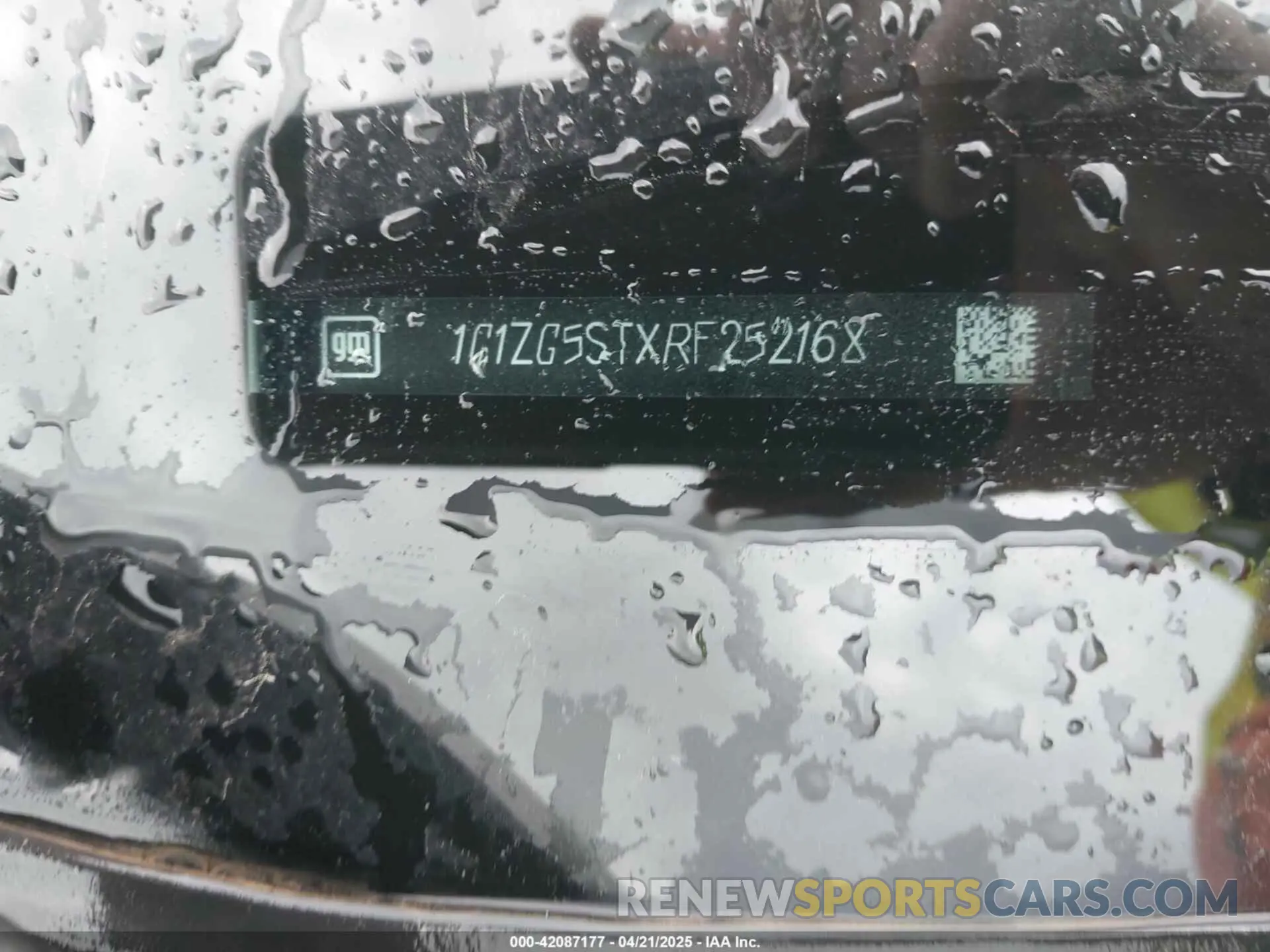 9 Photograph of a damaged car 1G1ZG5STXRF252168 CHEVROLET MALIBU 2024