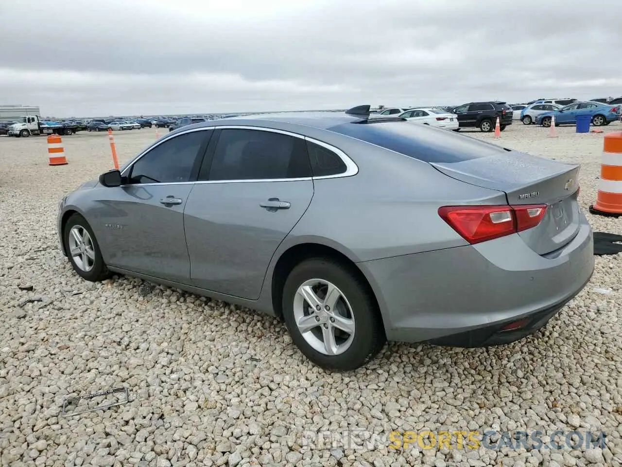 2 Photograph of a damaged car 1G1ZB5ST1SF100039 CHEVROLET MALIBU 2025
