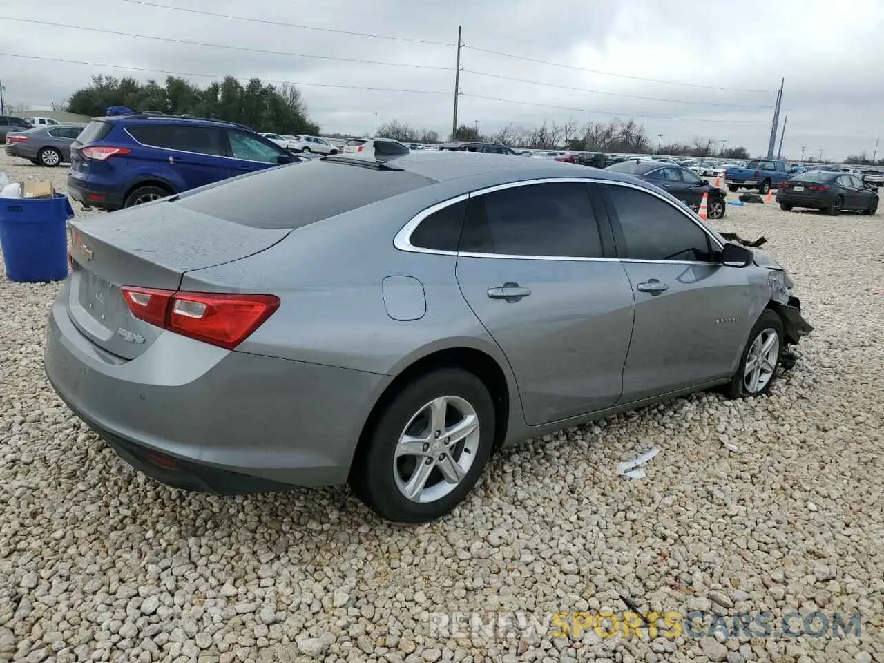 3 Photograph of a damaged car 1G1ZB5ST1SF100039 CHEVROLET MALIBU 2025
