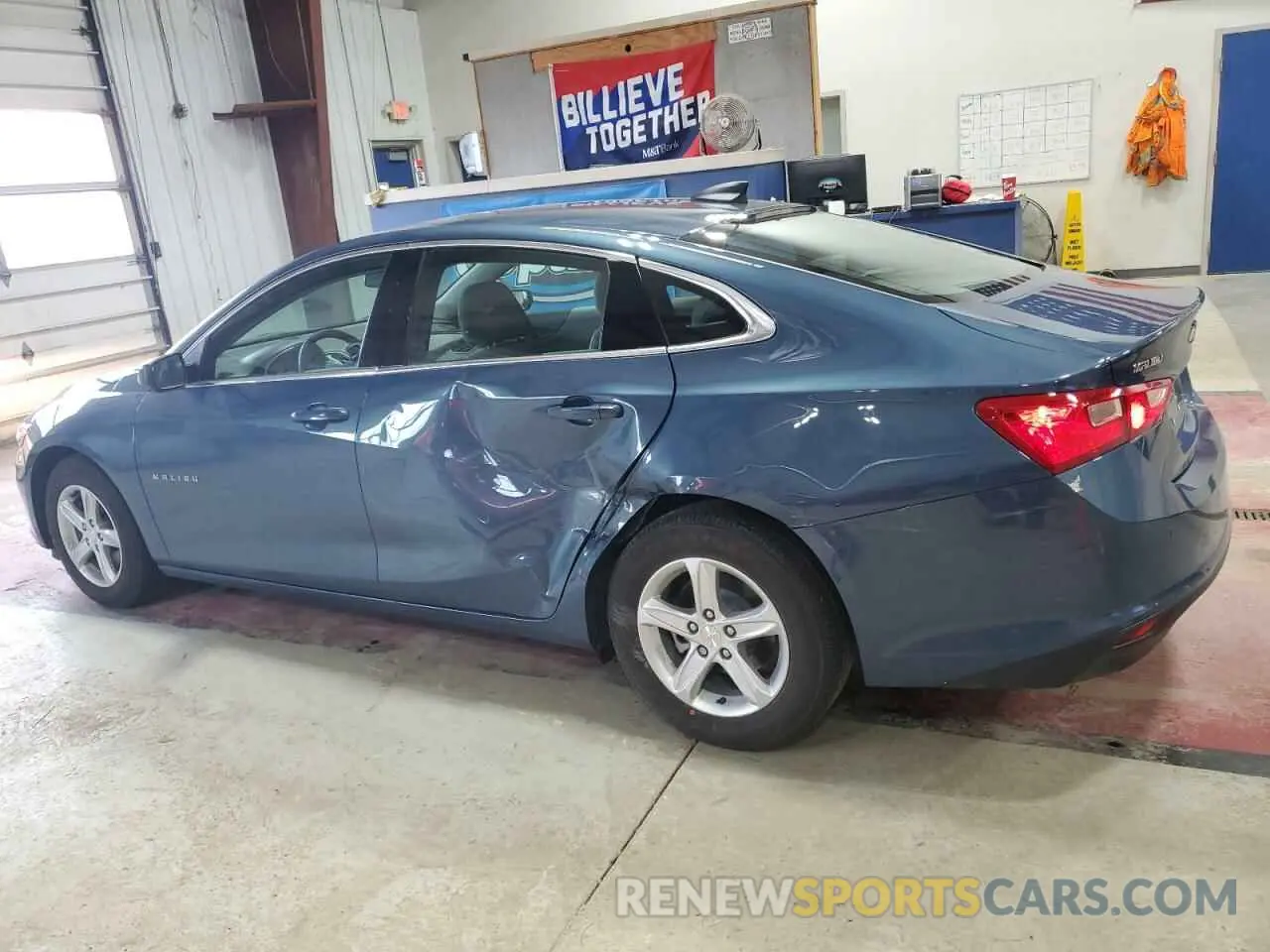 2 Photograph of a damaged car 1G1ZB5ST2SF116248 CHEVROLET MALIBU 2025