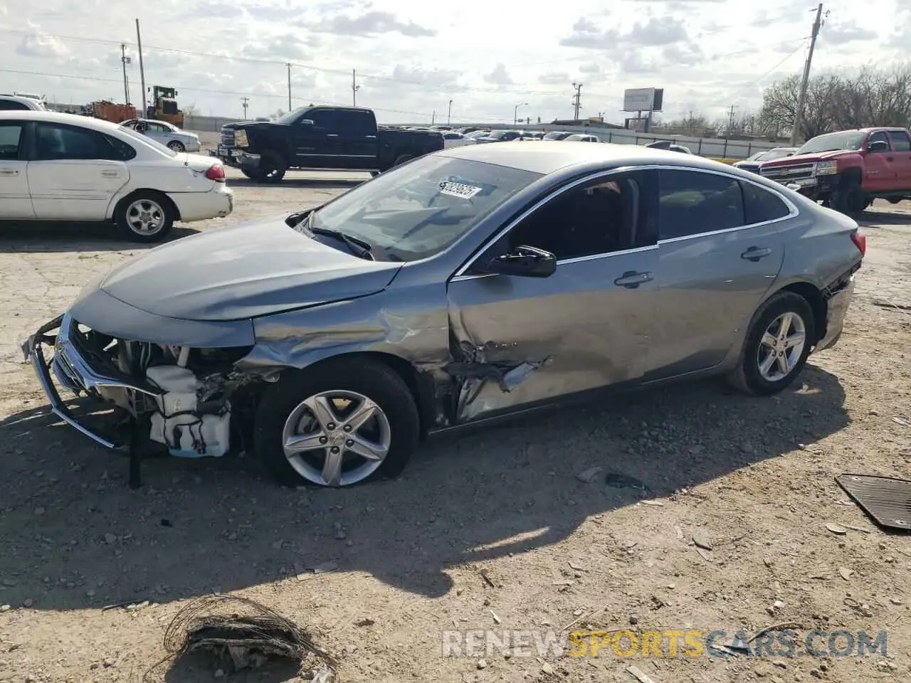 1 Photograph of a damaged car 1G1ZB5ST4SF117255 CHEVROLET MALIBU 2025
