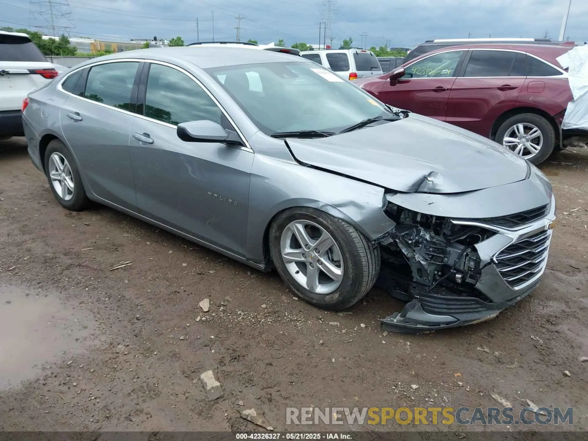 1 Photograph of a damaged car 1G1ZB5ST5SF101890 CHEVROLET MALIBU 2025