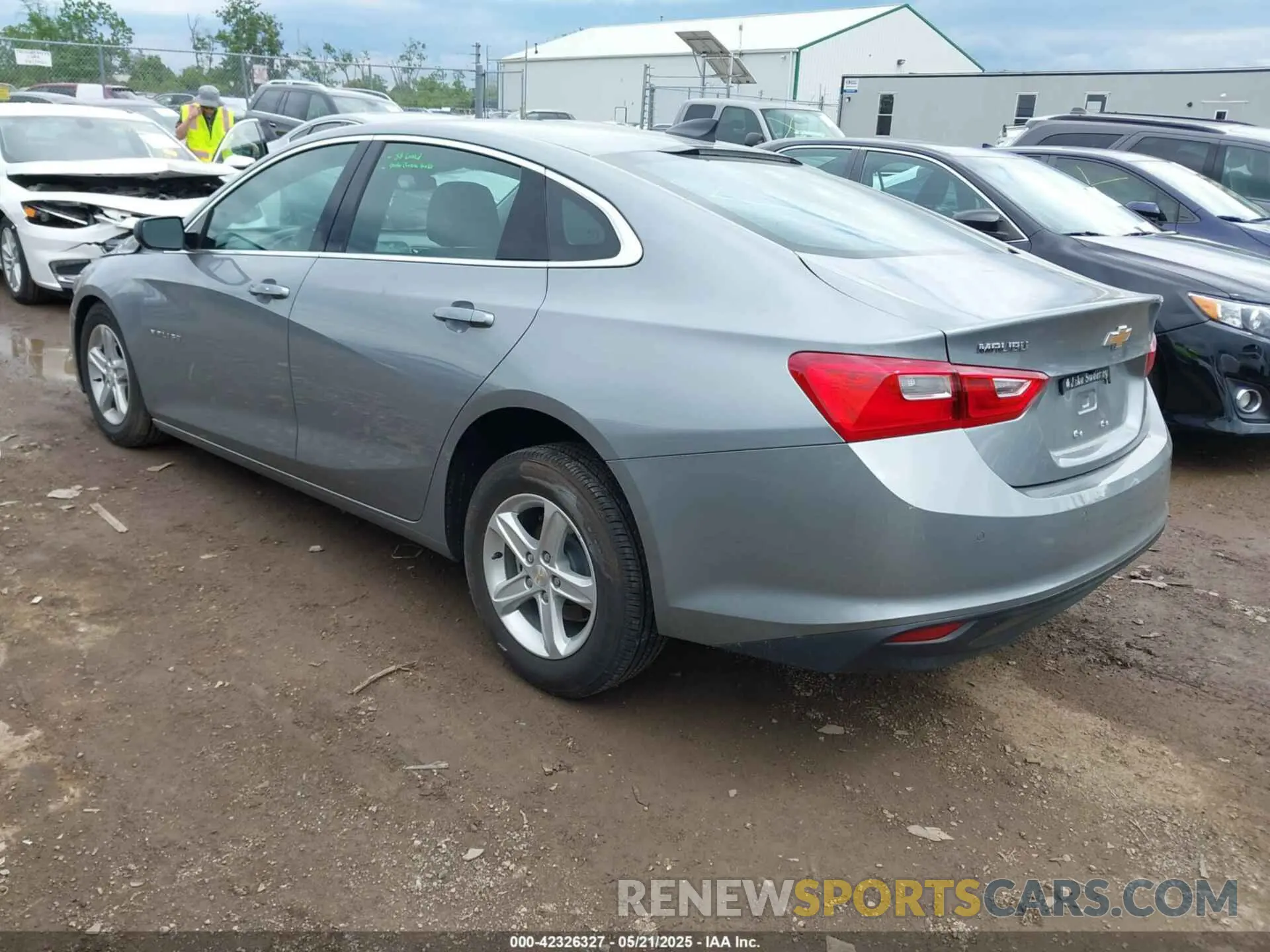 3 Photograph of a damaged car 1G1ZB5ST5SF101890 CHEVROLET MALIBU 2025
