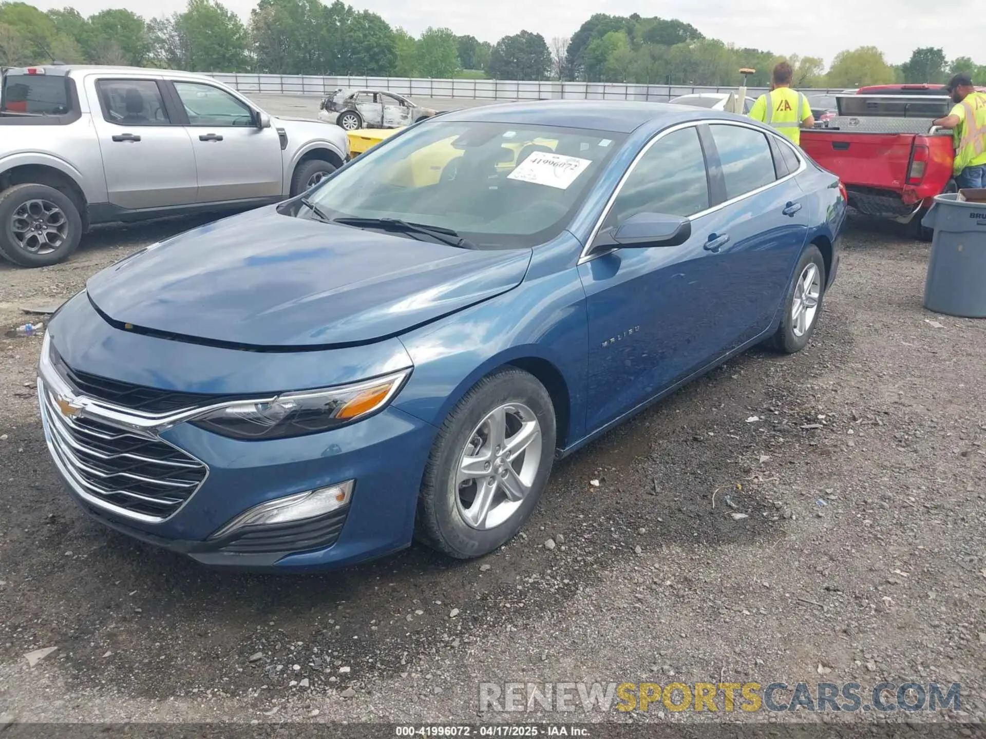 2 Photograph of a damaged car 1G1ZB5ST6SF103969 CHEVROLET MALIBU 2025