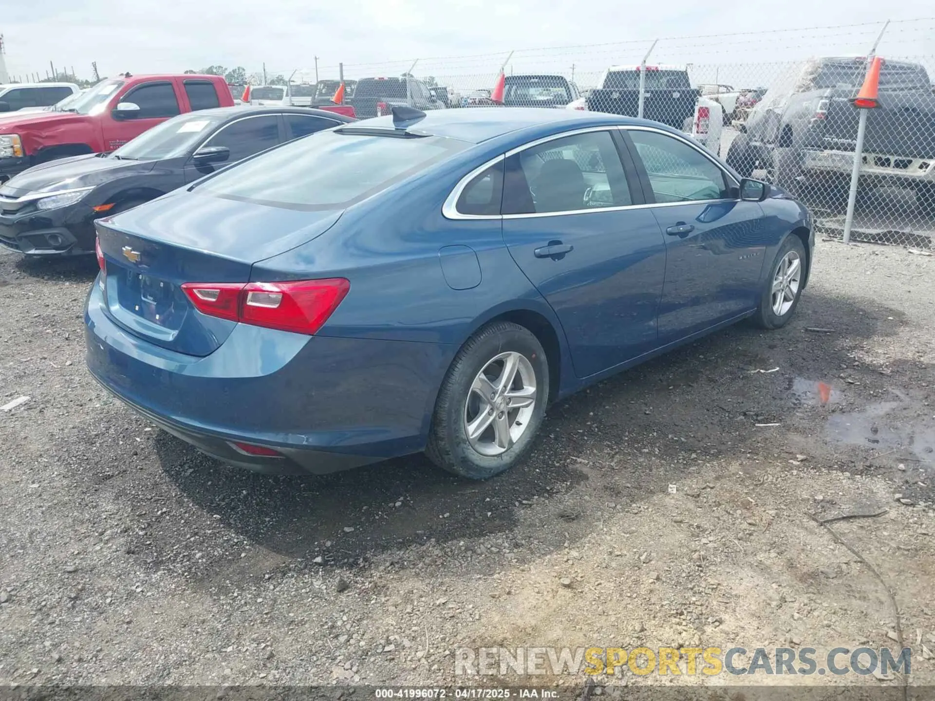 4 Photograph of a damaged car 1G1ZB5ST6SF103969 CHEVROLET MALIBU 2025