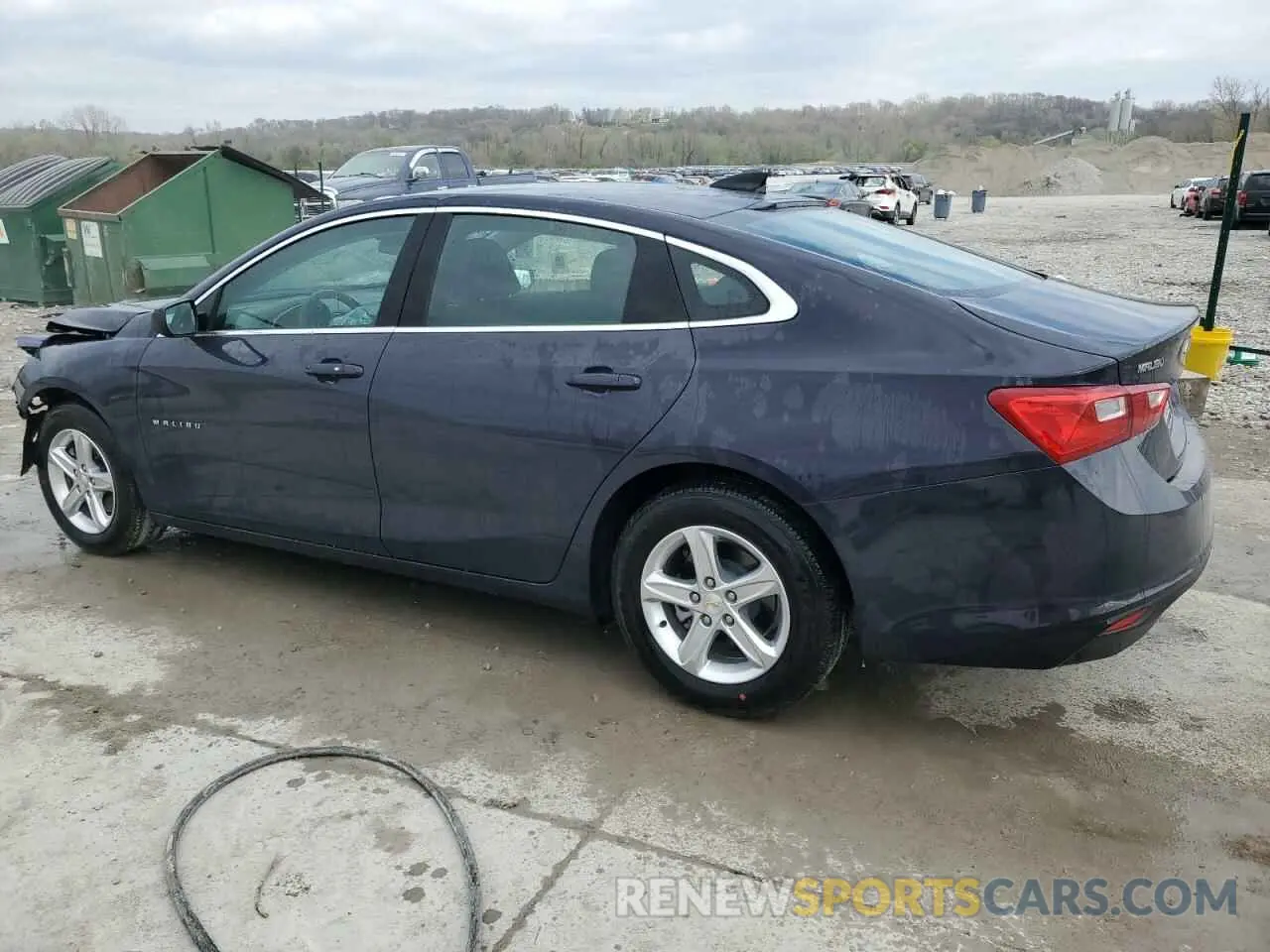 2 Photograph of a damaged car 1G1ZC5ST9SF127616 CHEVROLET MALIBU 2025