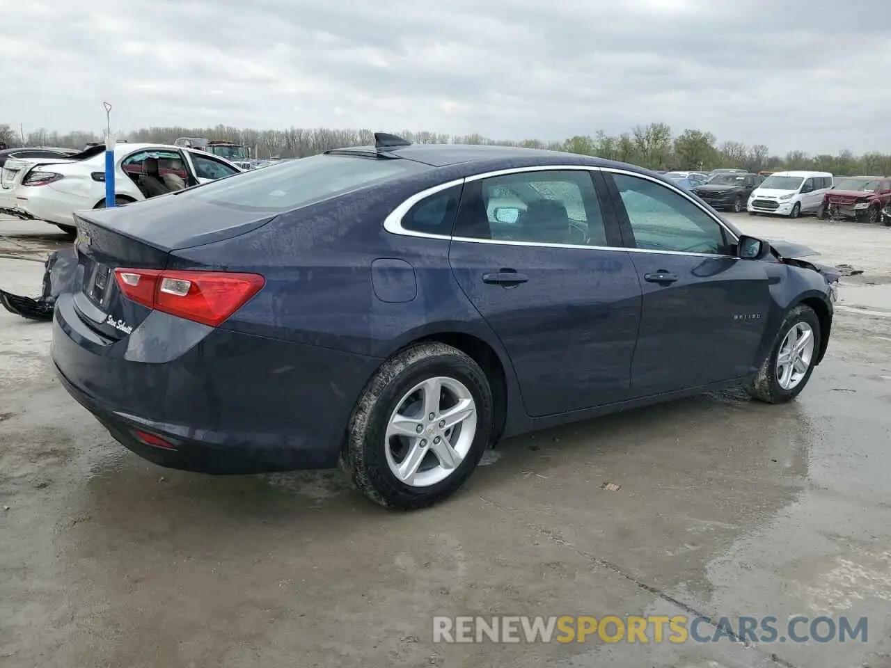 3 Photograph of a damaged car 1G1ZC5ST9SF127616 CHEVROLET MALIBU 2025