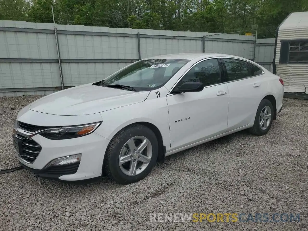 1 Photograph of a damaged car 1G1ZC5STXSF110565 CHEVROLET MALIBU 2025