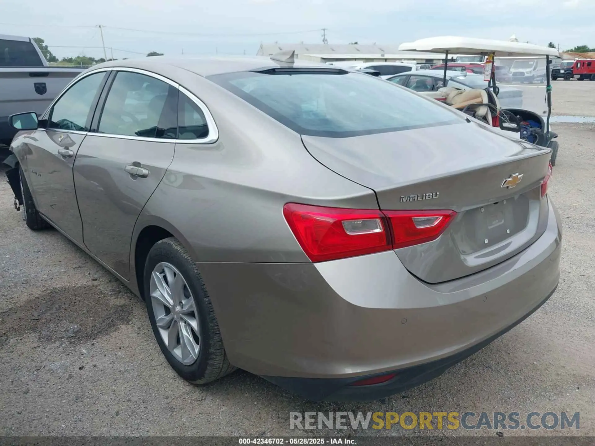 3 Photograph of a damaged car 1G1ZD5ST0SF115643 CHEVROLET MALIBU 2025