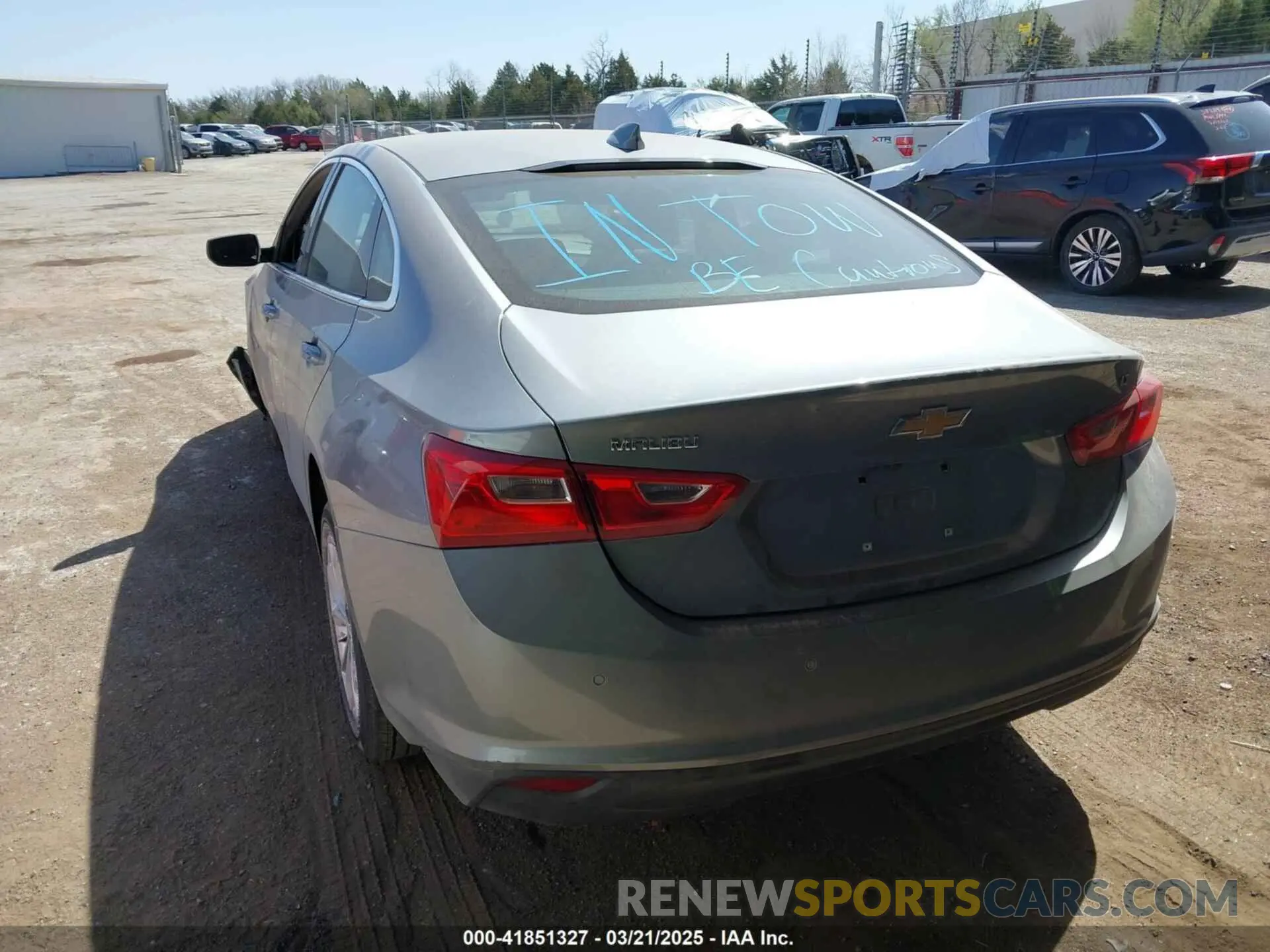 3 Photograph of a damaged car 1G1ZD5ST0SF125427 CHEVROLET MALIBU 2025