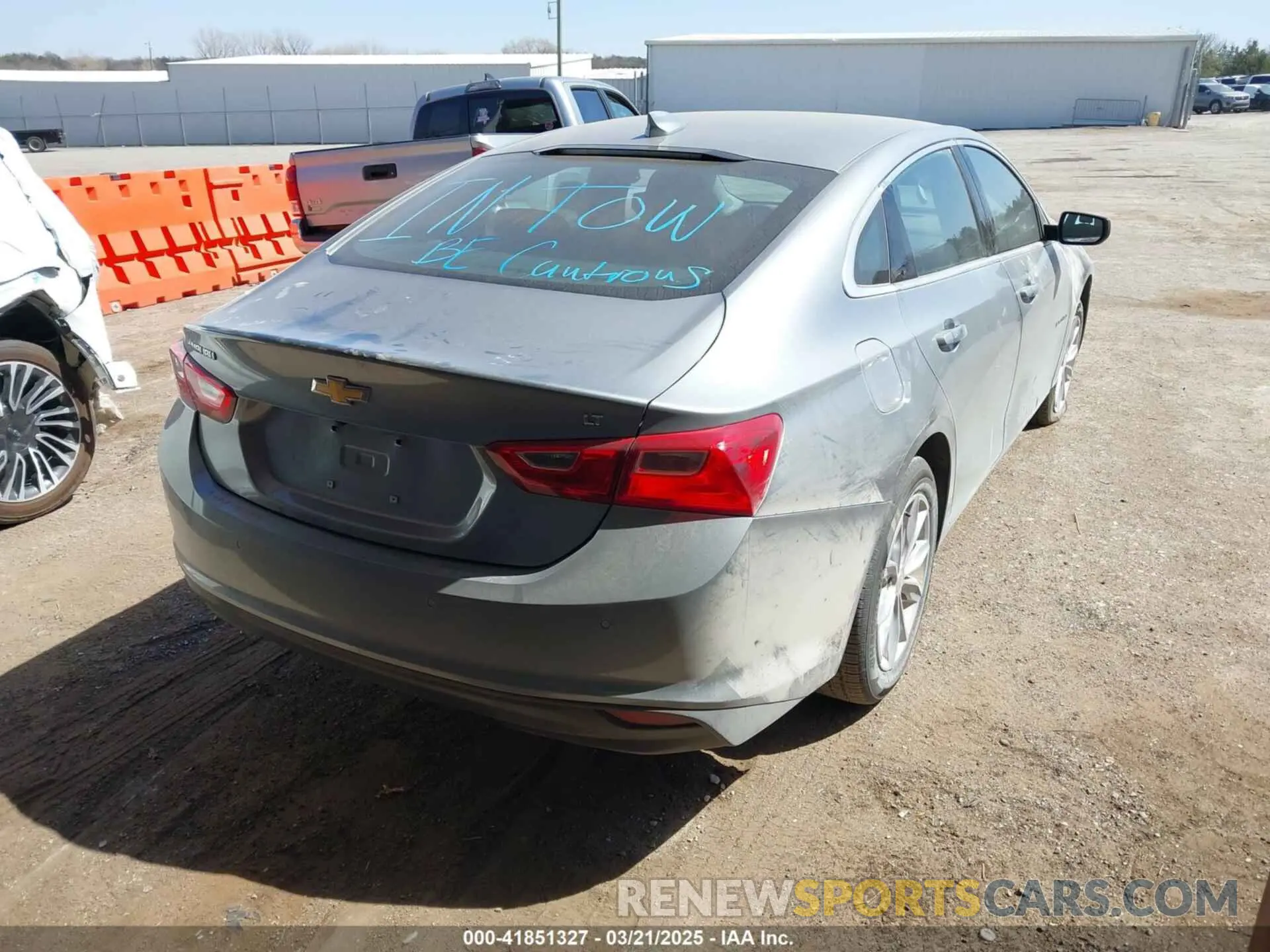 4 Photograph of a damaged car 1G1ZD5ST0SF125427 CHEVROLET MALIBU 2025