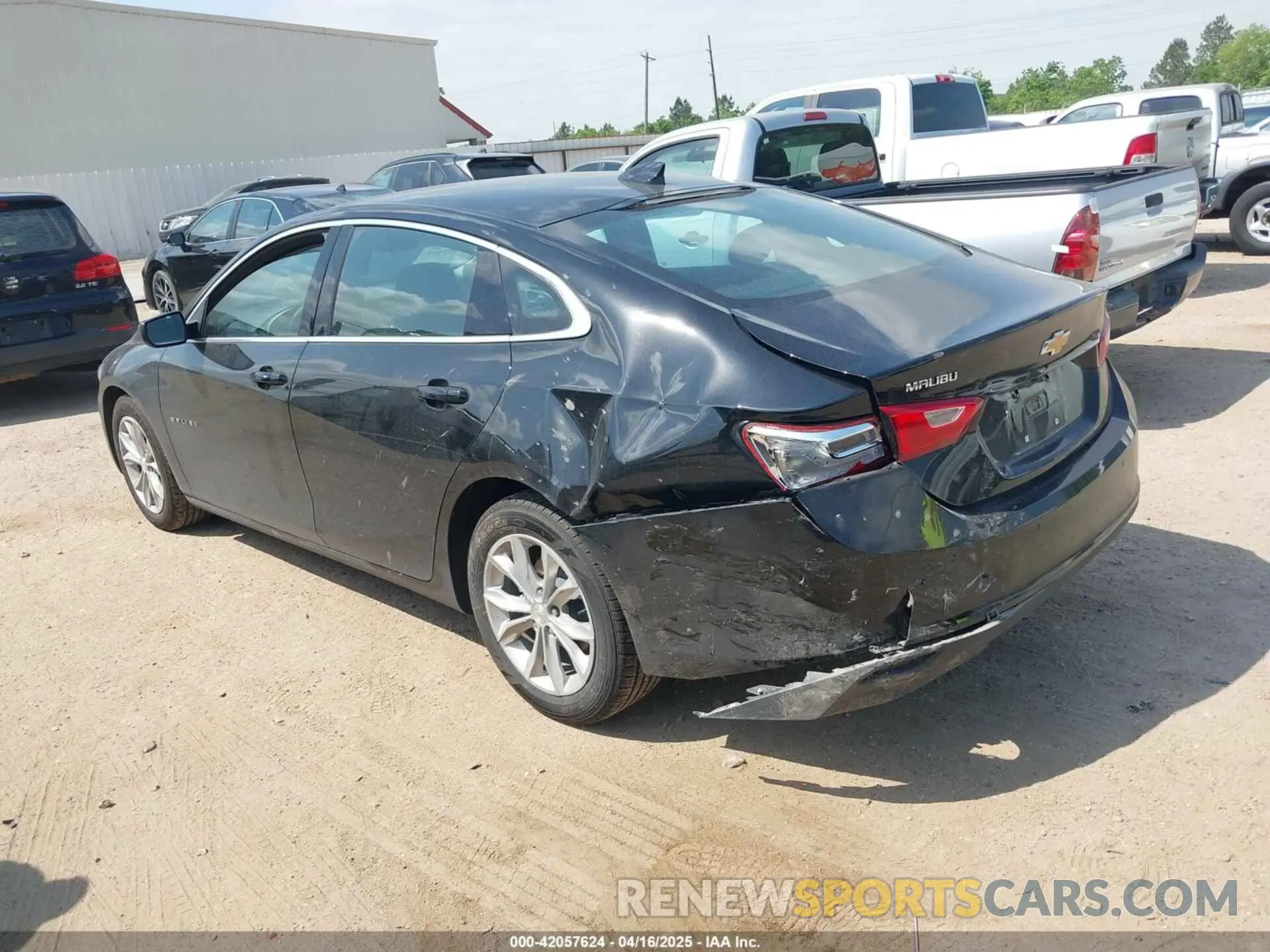 3 Photograph of a damaged car 1G1ZD5ST0SF125492 CHEVROLET MALIBU 2025
