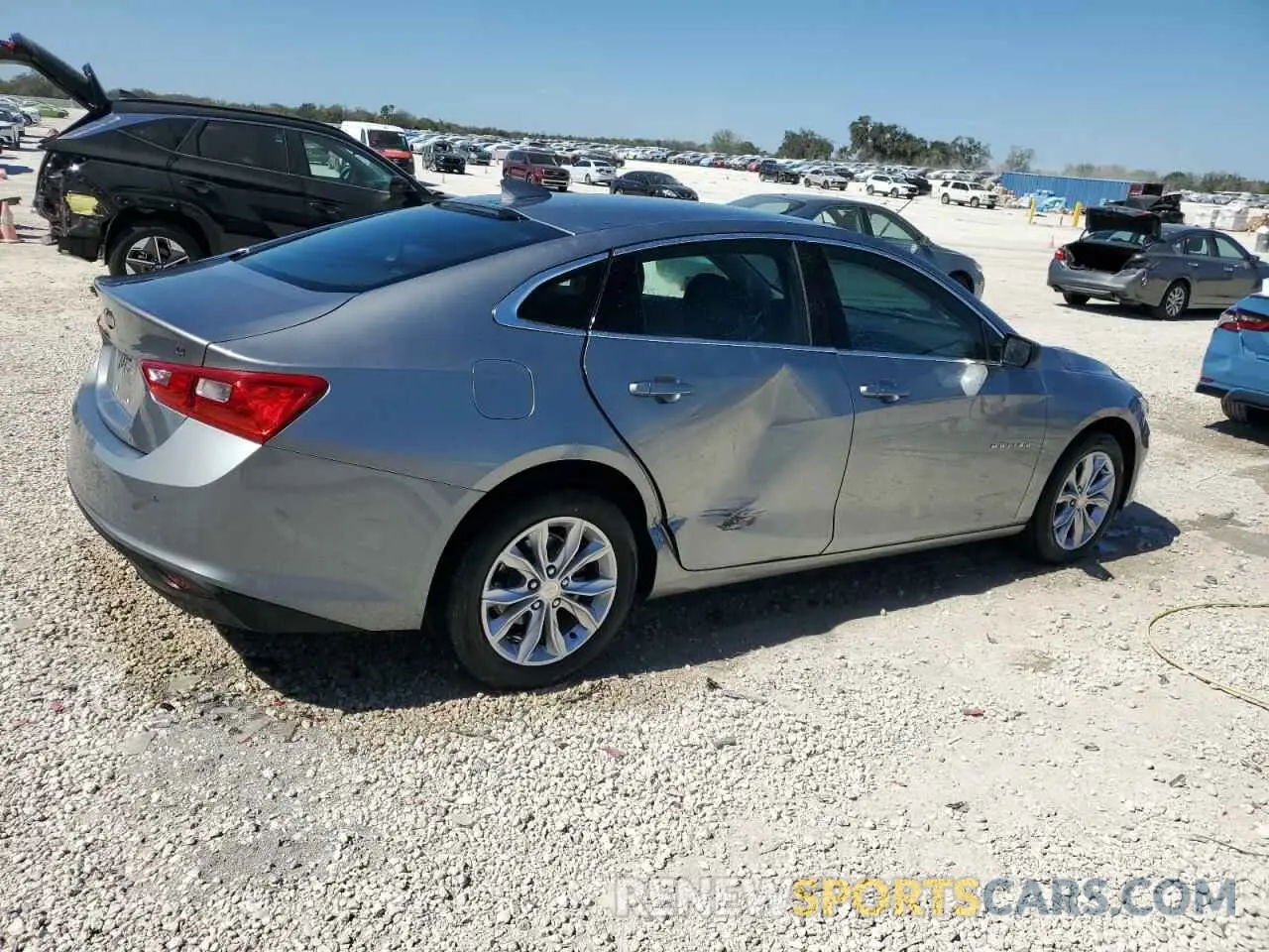 3 Photograph of a damaged car 1G1ZD5ST0SF126304 CHEVROLET MALIBU 2025