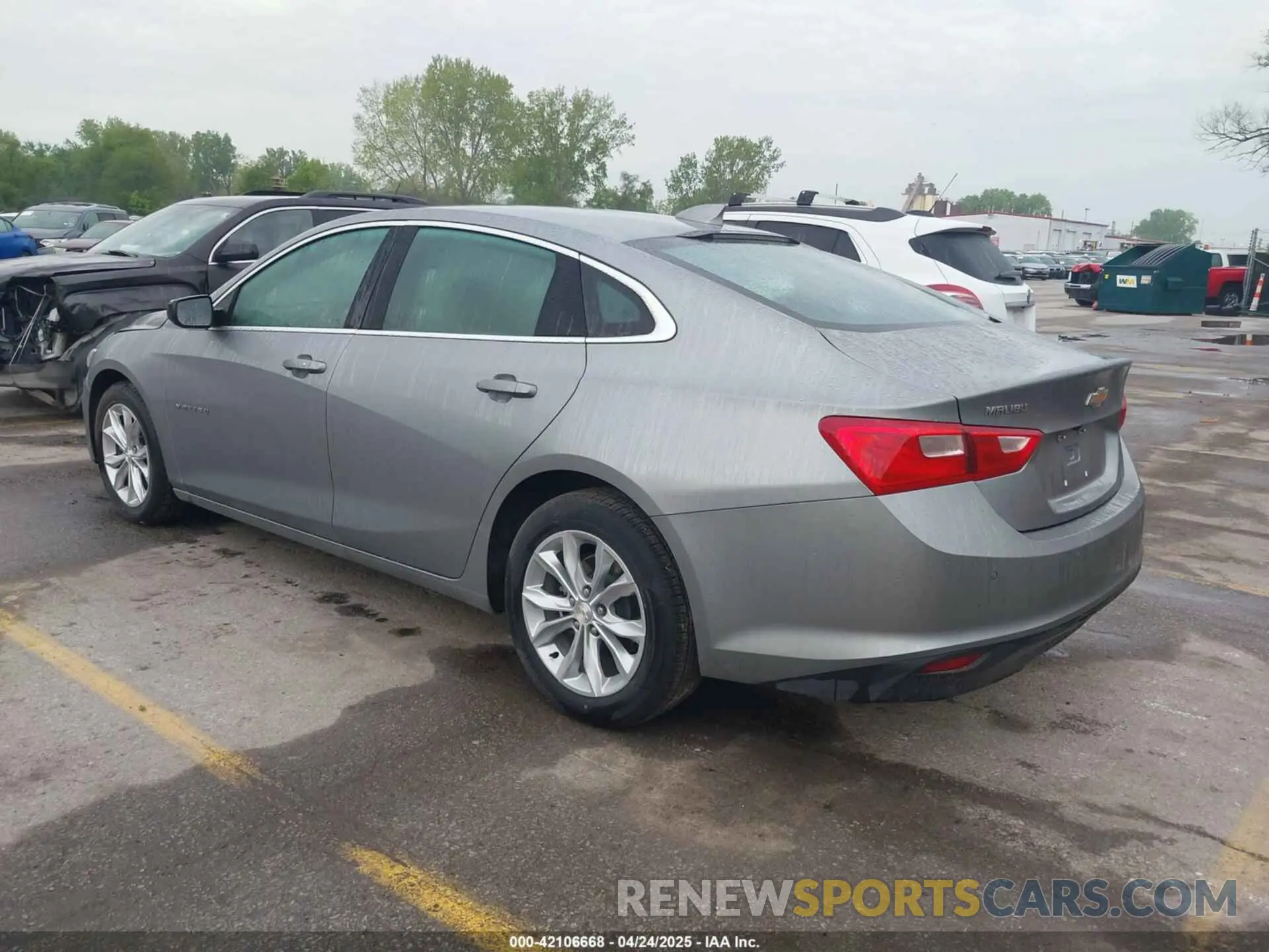 3 Photograph of a damaged car 1G1ZD5ST0SF143698 CHEVROLET MALIBU 2025