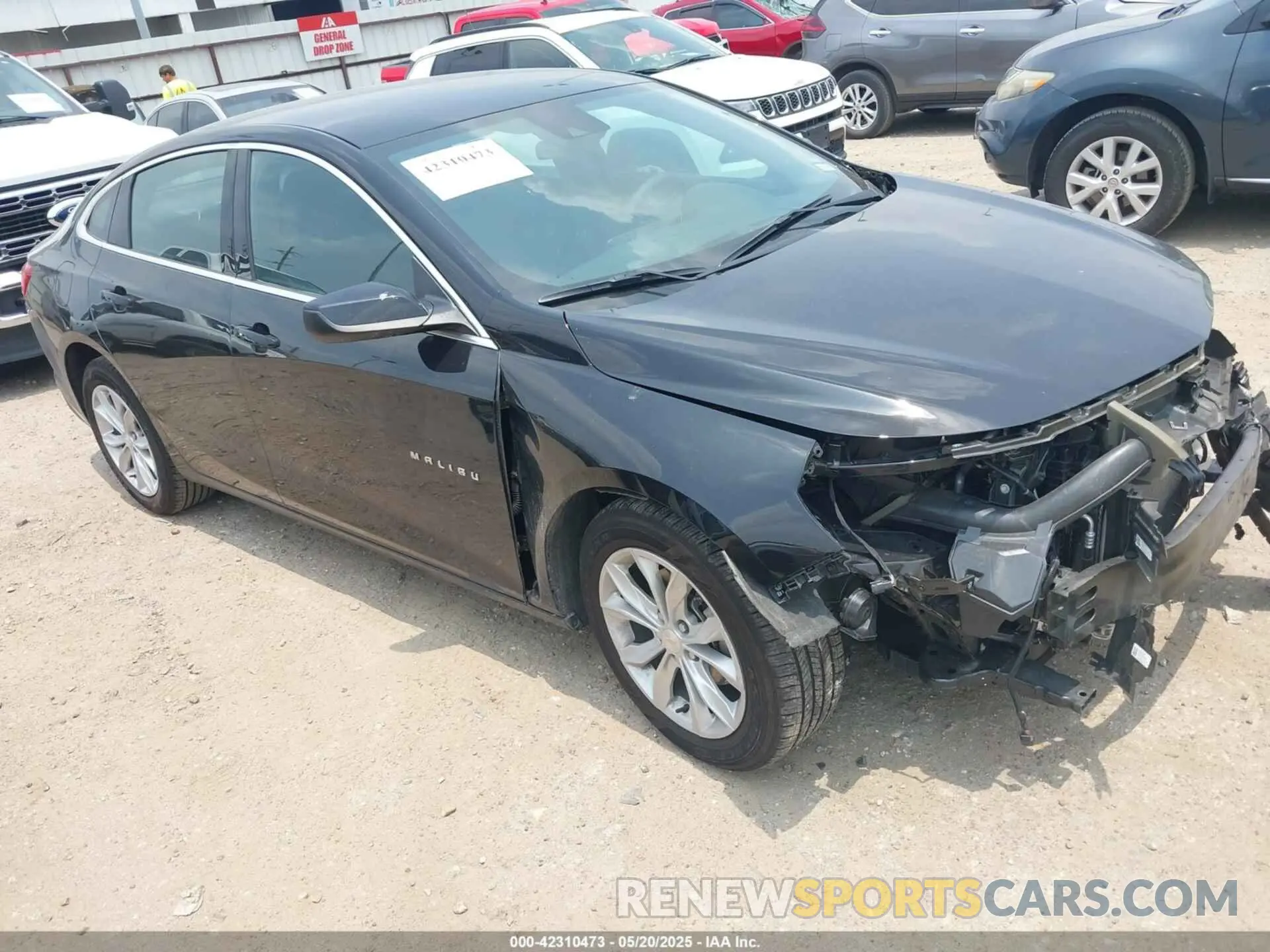 1 Photograph of a damaged car 1G1ZD5ST0SF144690 CHEVROLET MALIBU 2025