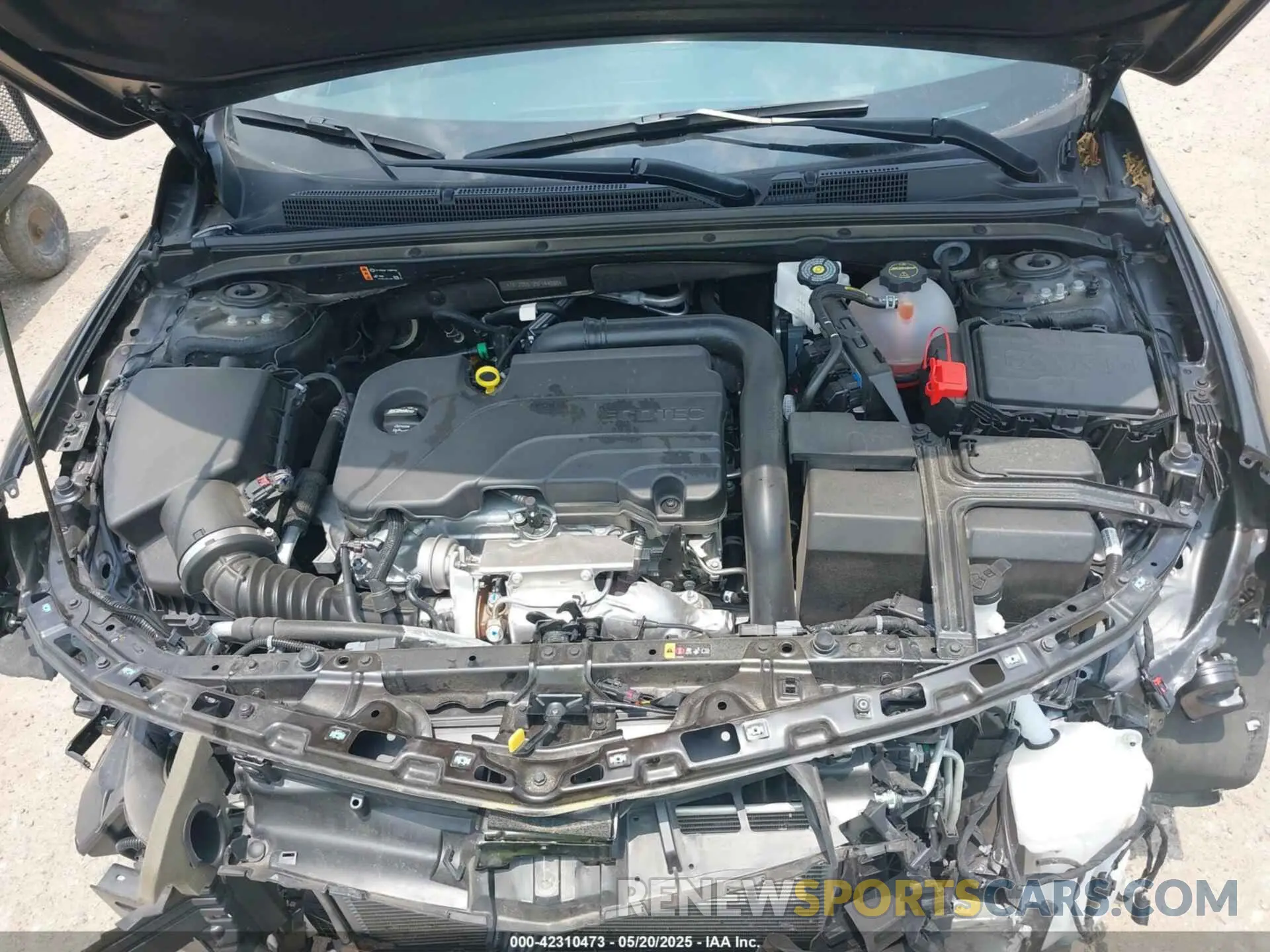 10 Photograph of a damaged car 1G1ZD5ST0SF144690 CHEVROLET MALIBU 2025