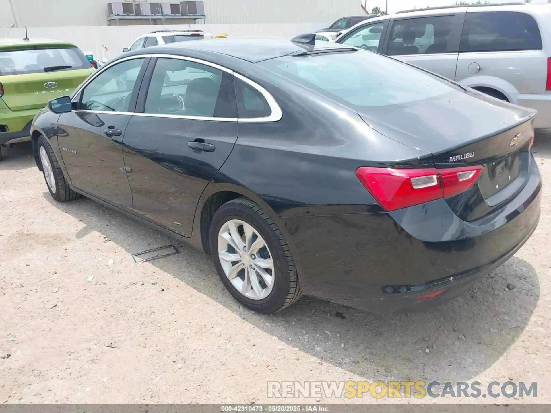 3 Photograph of a damaged car 1G1ZD5ST0SF144690 CHEVROLET MALIBU 2025