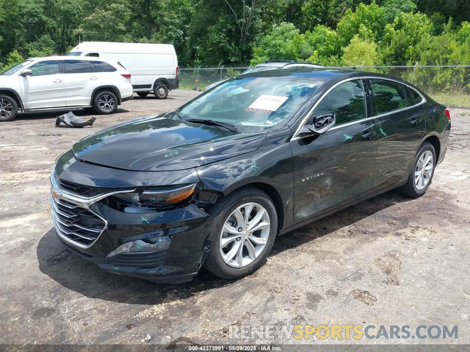 2 Photograph of a damaged car 1G1ZD5ST0SF152935 CHEVROLET MALIBU 2025