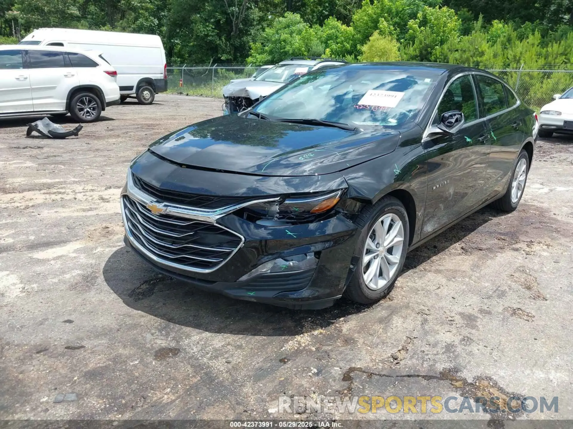6 Photograph of a damaged car 1G1ZD5ST0SF152935 CHEVROLET MALIBU 2025