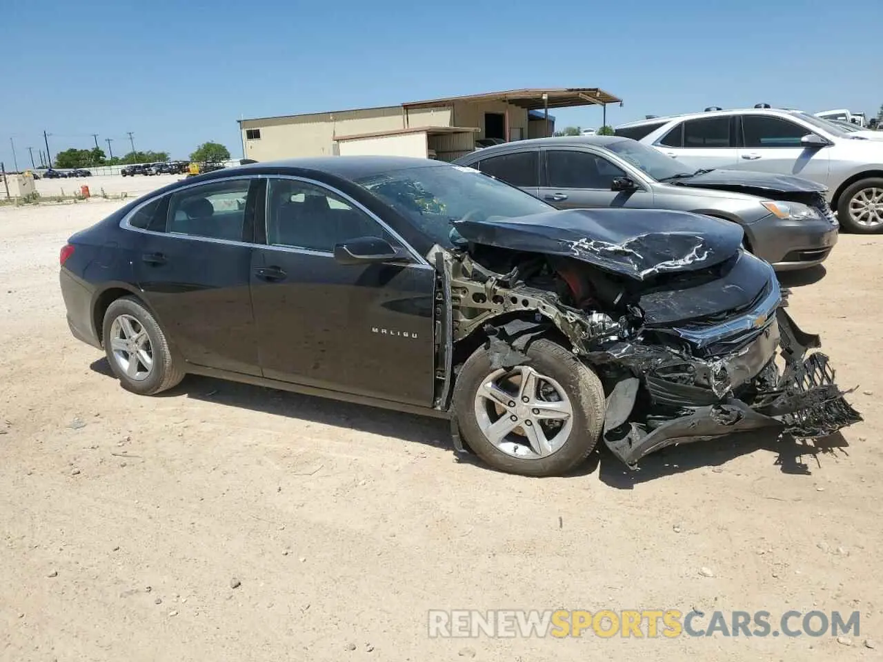 4 Photograph of a damaged car 1G1ZD5ST1SF103582 CHEVROLET MALIBU 2025