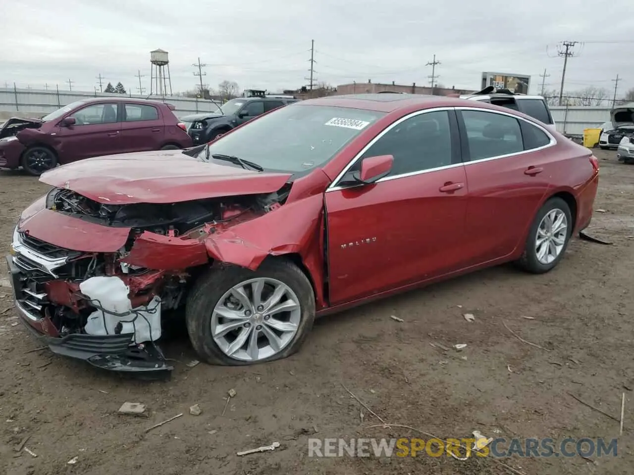1 Photograph of a damaged car 1G1ZD5ST1SF109401 CHEVROLET MALIBU 2025