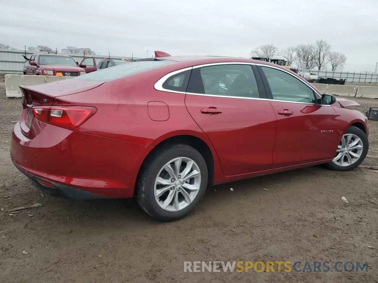 3 Photograph of a damaged car 1G1ZD5ST1SF109401 CHEVROLET MALIBU 2025