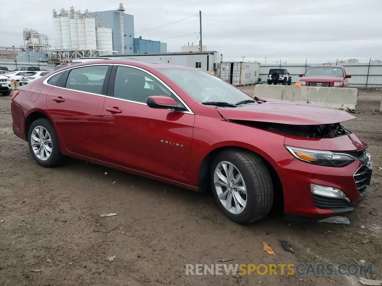 4 Photograph of a damaged car 1G1ZD5ST1SF109401 CHEVROLET MALIBU 2025
