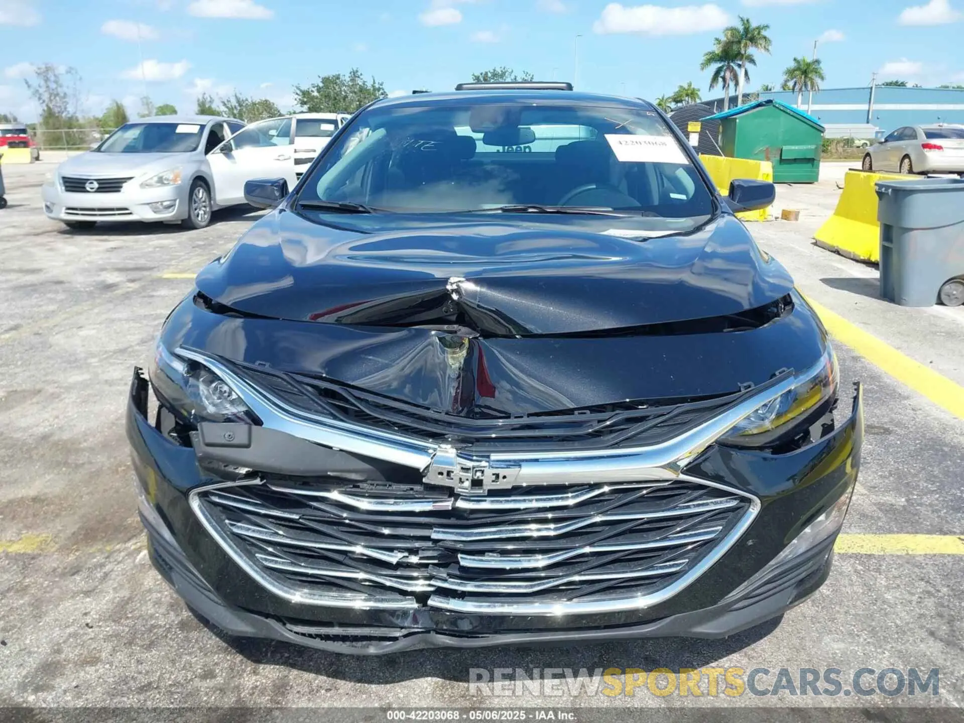 6 Photograph of a damaged car 1G1ZD5ST1SF118891 CHEVROLET MALIBU 2025