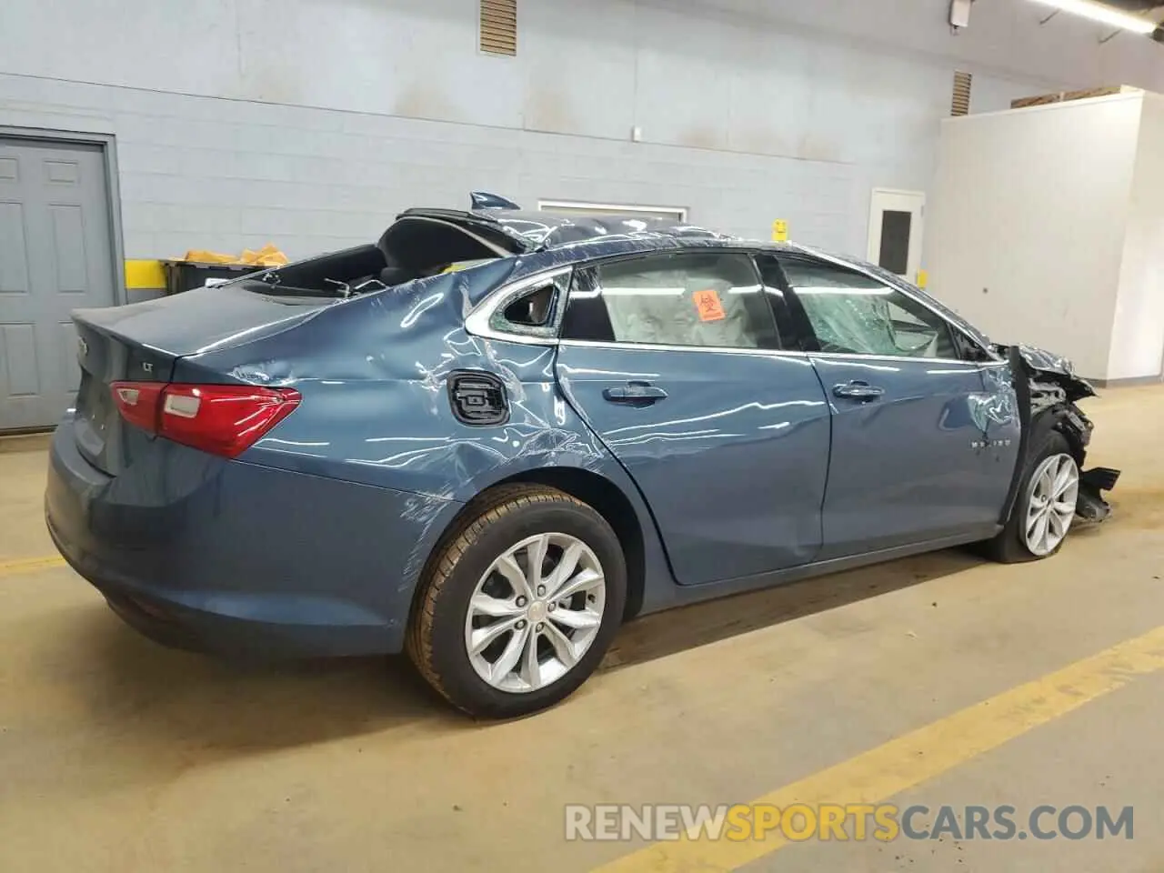 3 Photograph of a damaged car 1G1ZD5ST1SF131088 CHEVROLET MALIBU 2025