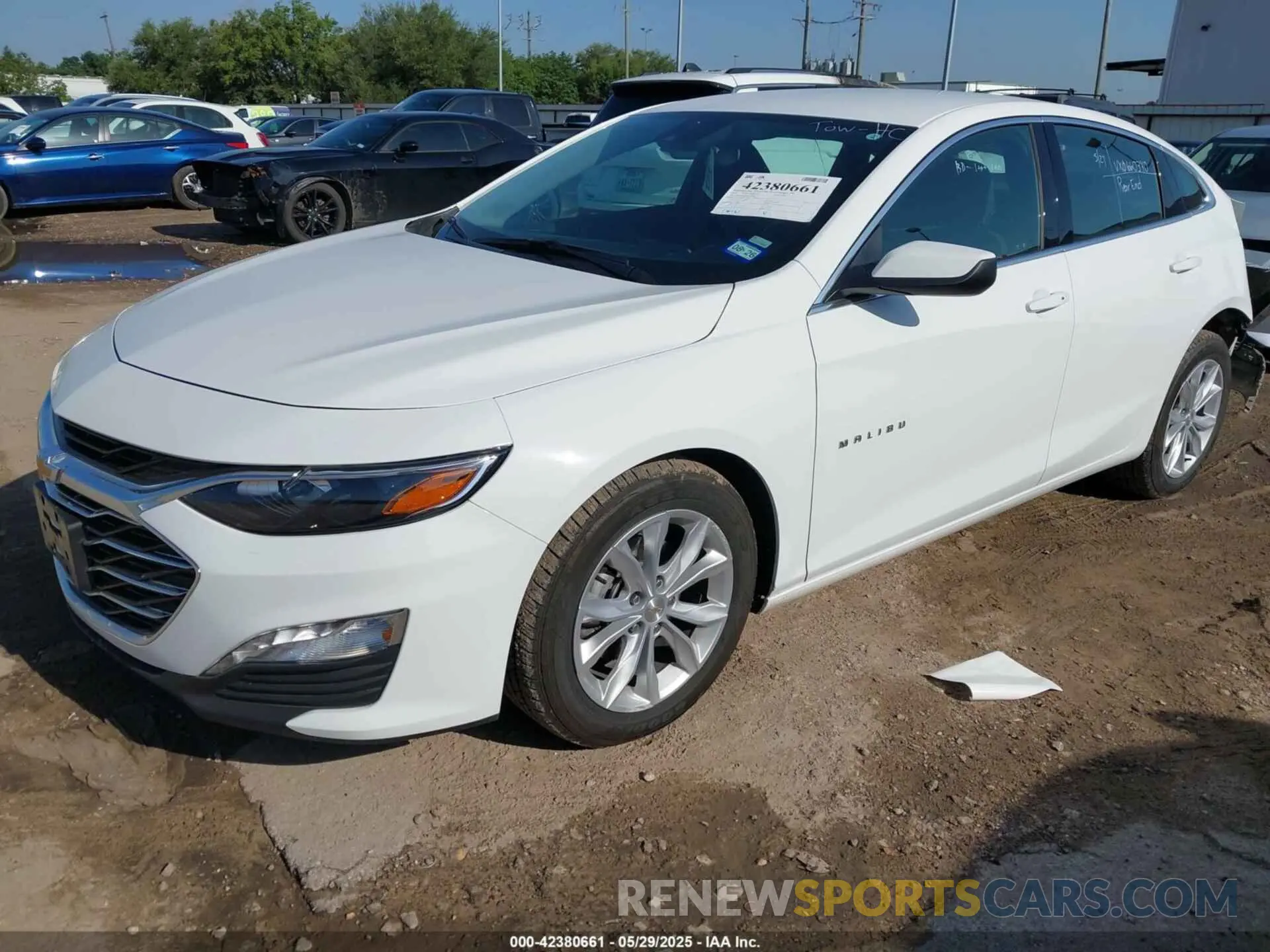2 Photograph of a damaged car 1G1ZD5ST2SF121606 CHEVROLET MALIBU 2025
