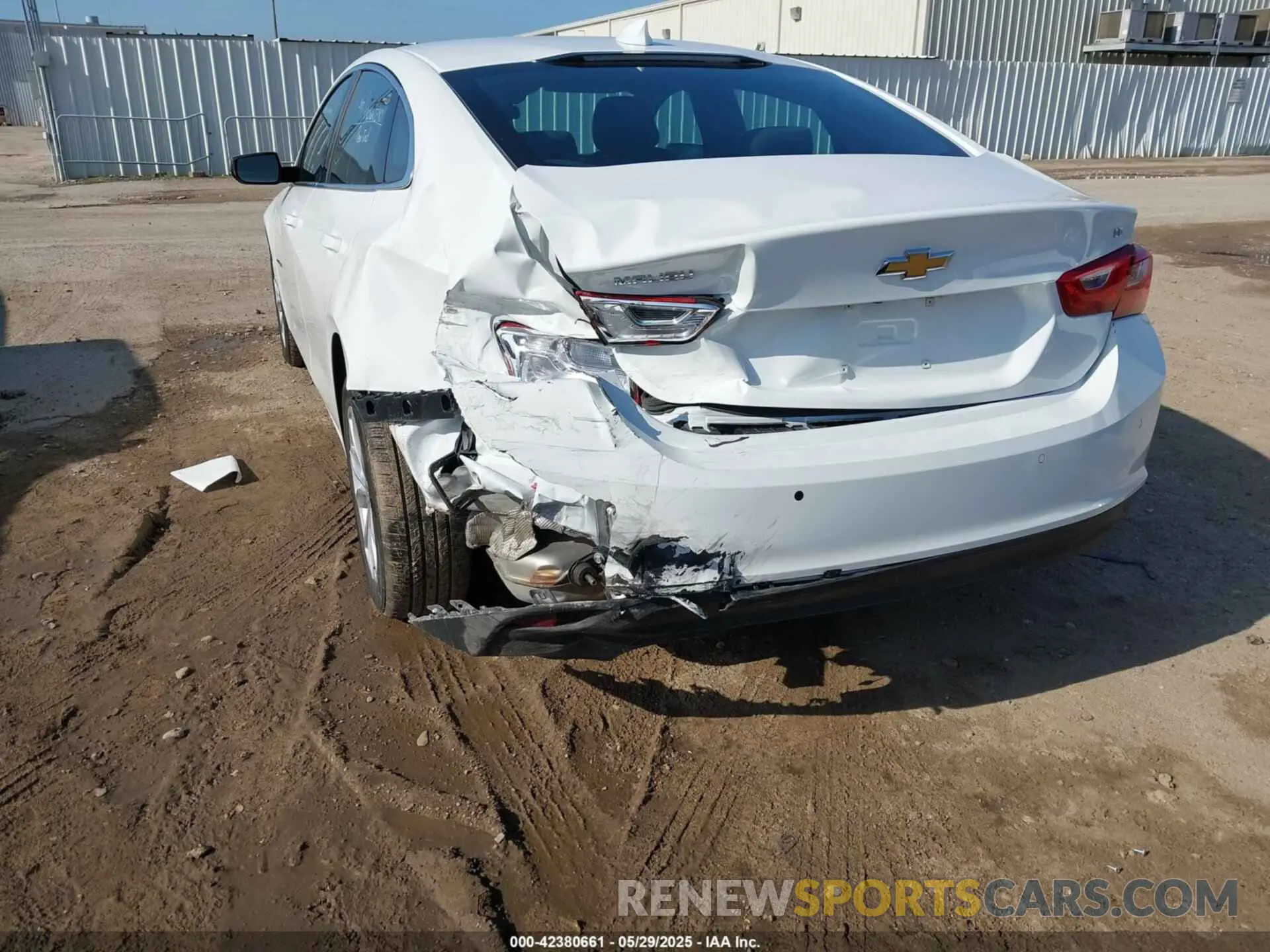 6 Photograph of a damaged car 1G1ZD5ST2SF121606 CHEVROLET MALIBU 2025