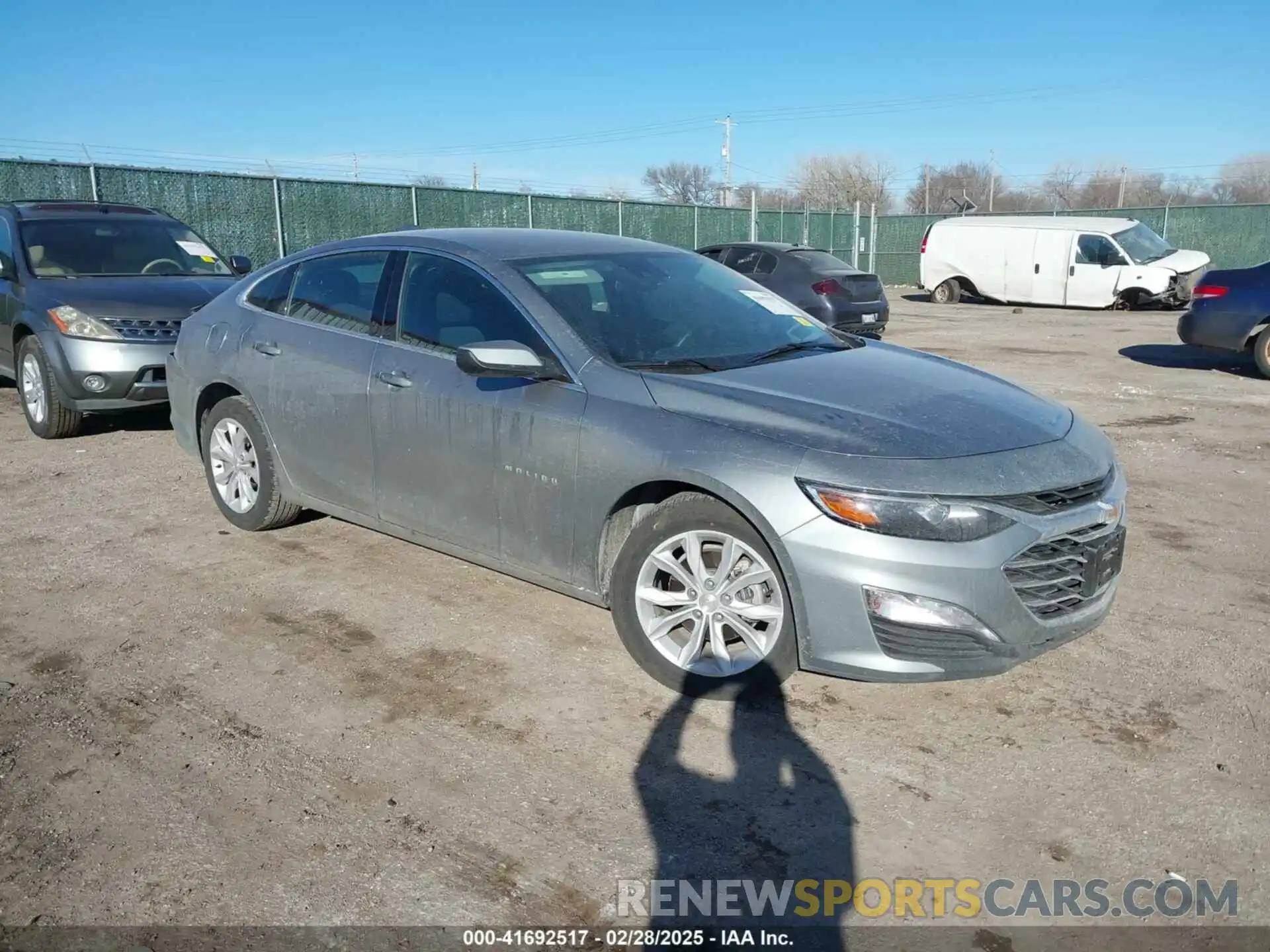 1 Photograph of a damaged car 1G1ZD5ST2SF123789 CHEVROLET MALIBU 2025