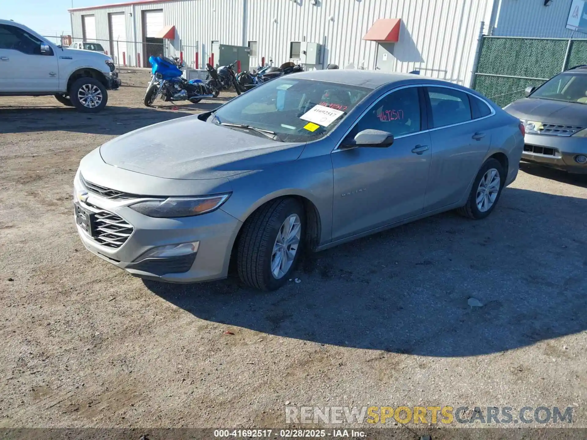 2 Photograph of a damaged car 1G1ZD5ST2SF123789 CHEVROLET MALIBU 2025